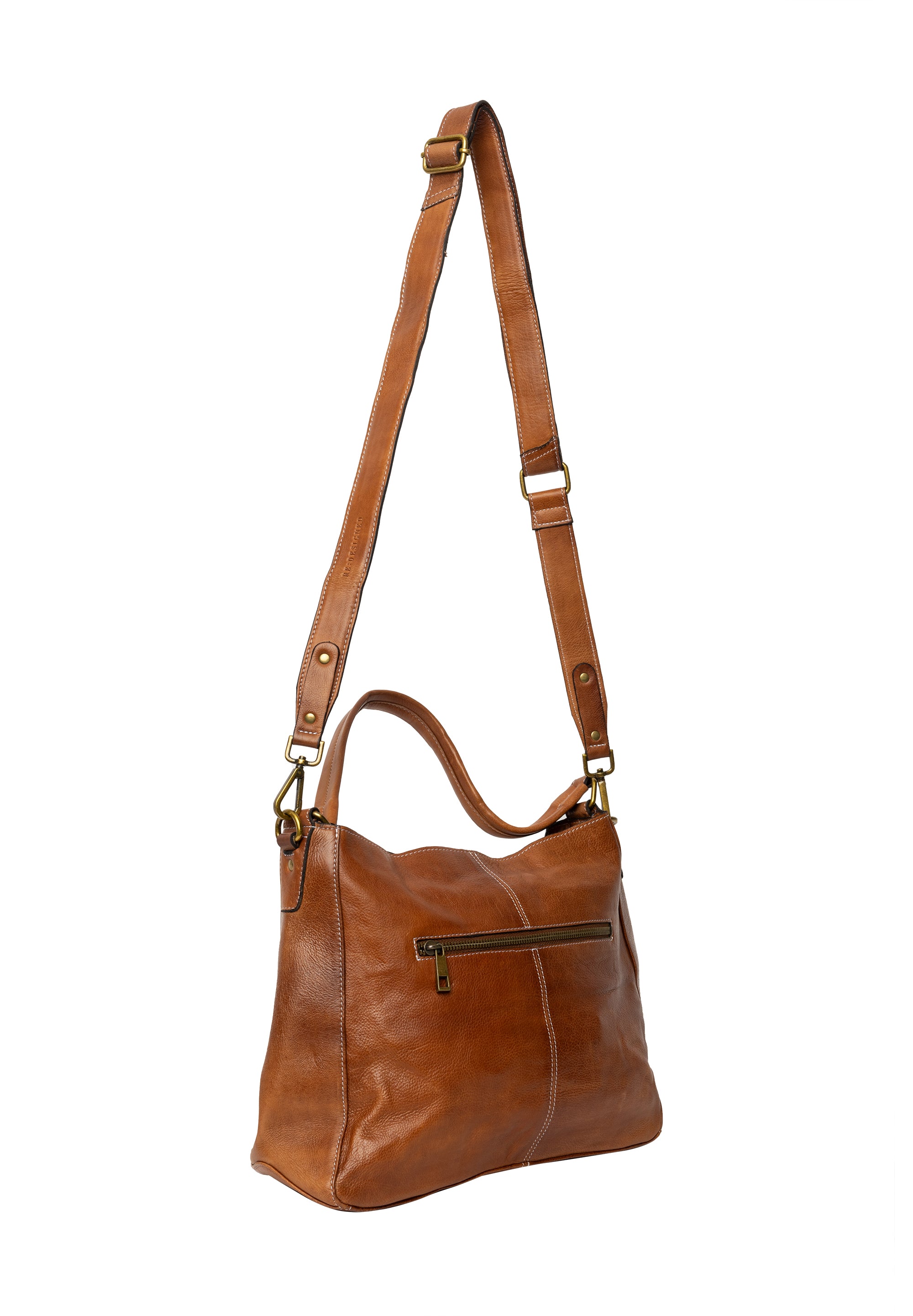 Skulderveske | Walnut | To avtagbare reimer | Lise Big Bag
