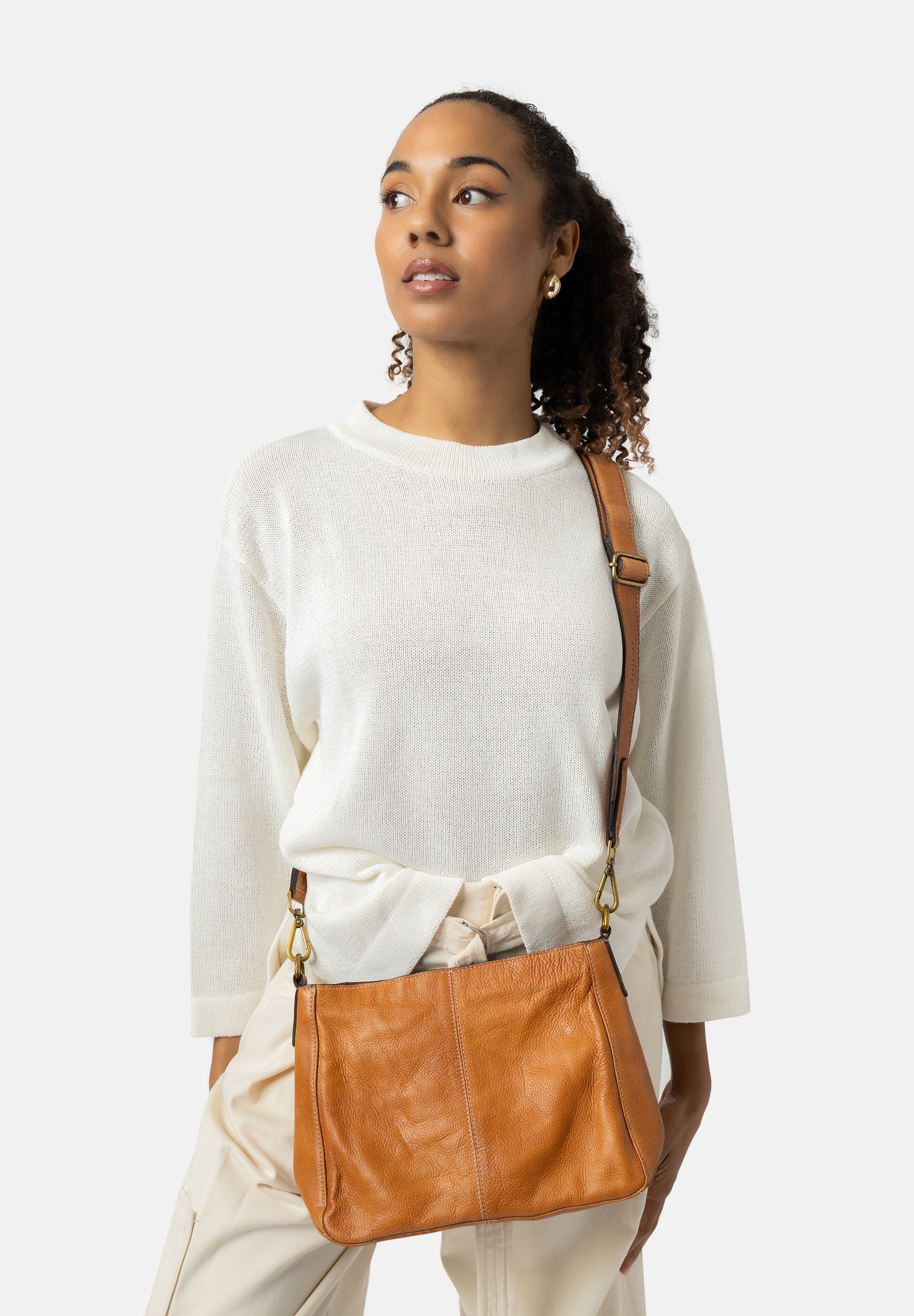 Crossbody veske | Burned Tan | Romslig | Lise Small Bag