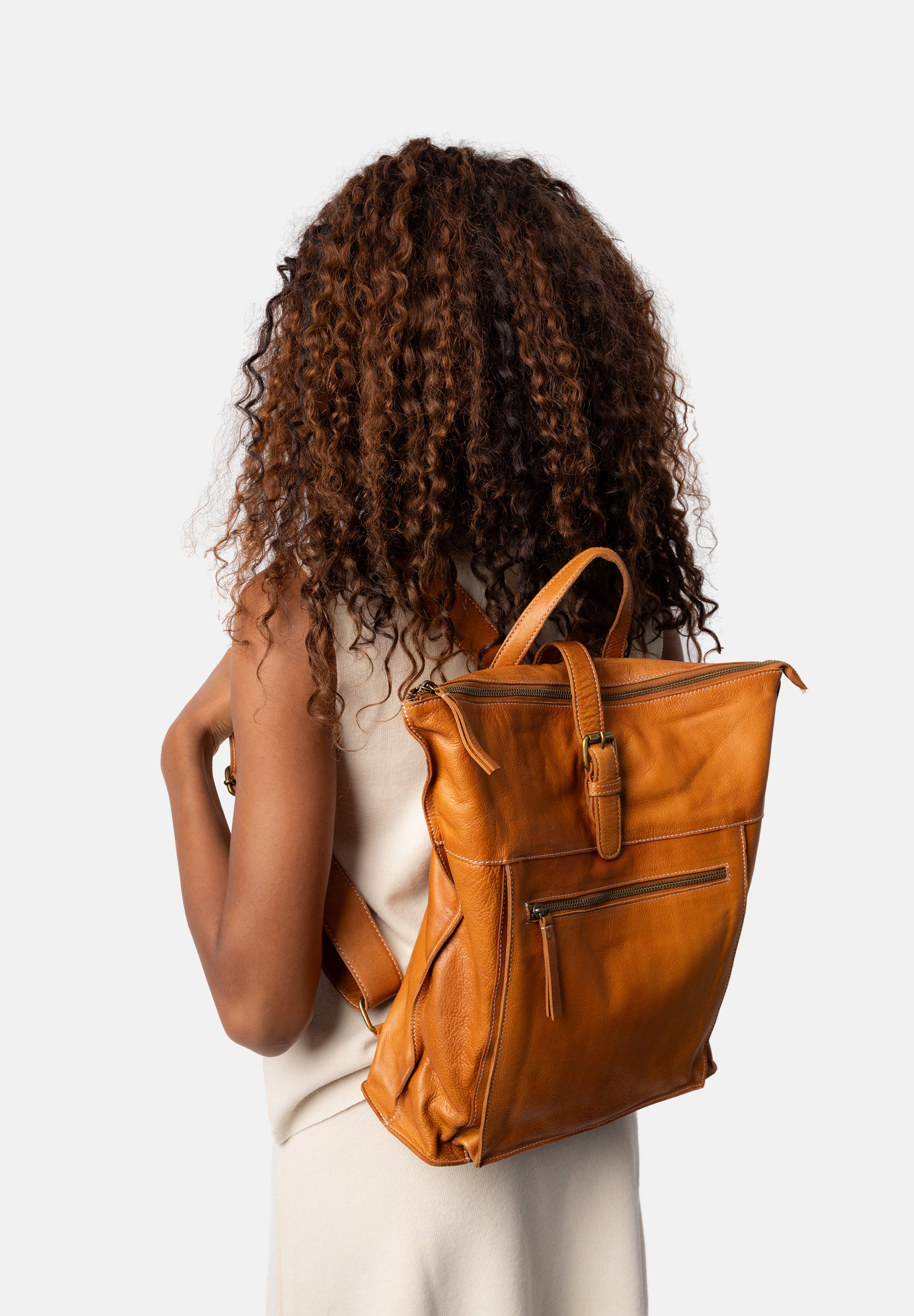 Skinnsekk | Romslig | Burned Tan | June Backpack