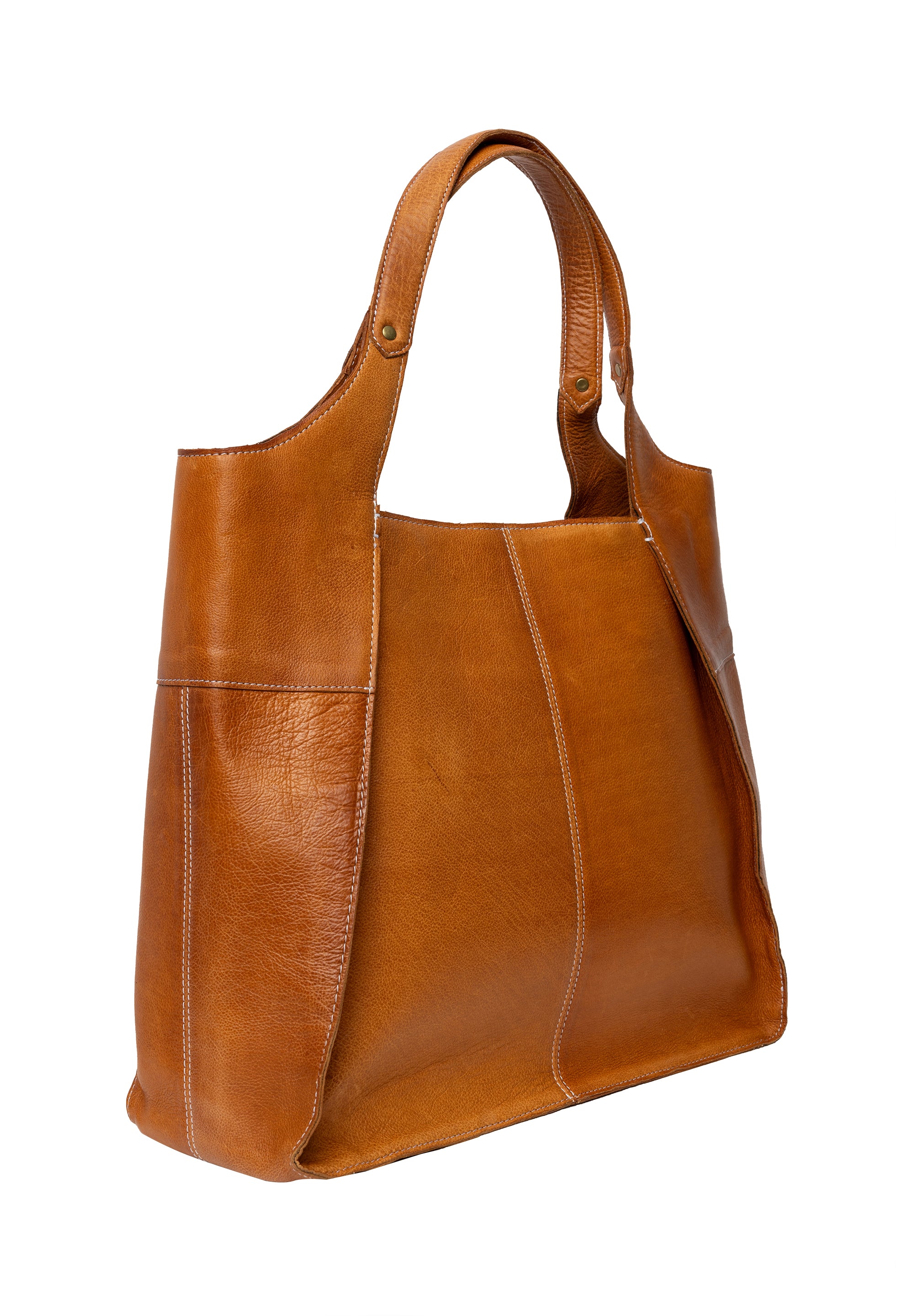 Skinnveske | Justerbar skulderstropp | Burned Tan | Jona Small