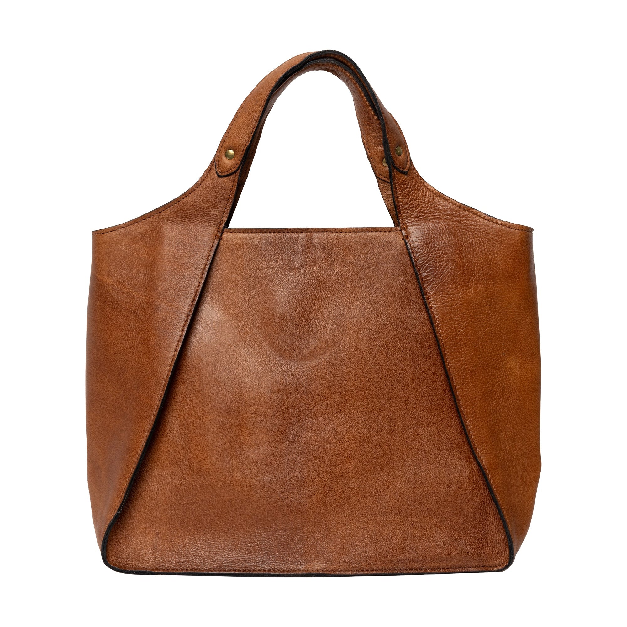 Stor skinnveske | Walnut | Romslig Hovedrom | Jona Big