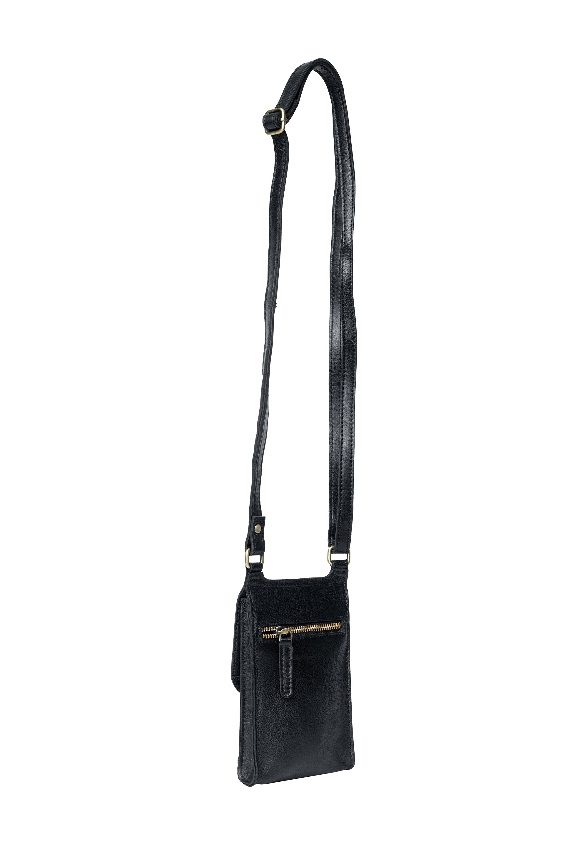Crossbody | Skinnveske | Sort | Jeane Small