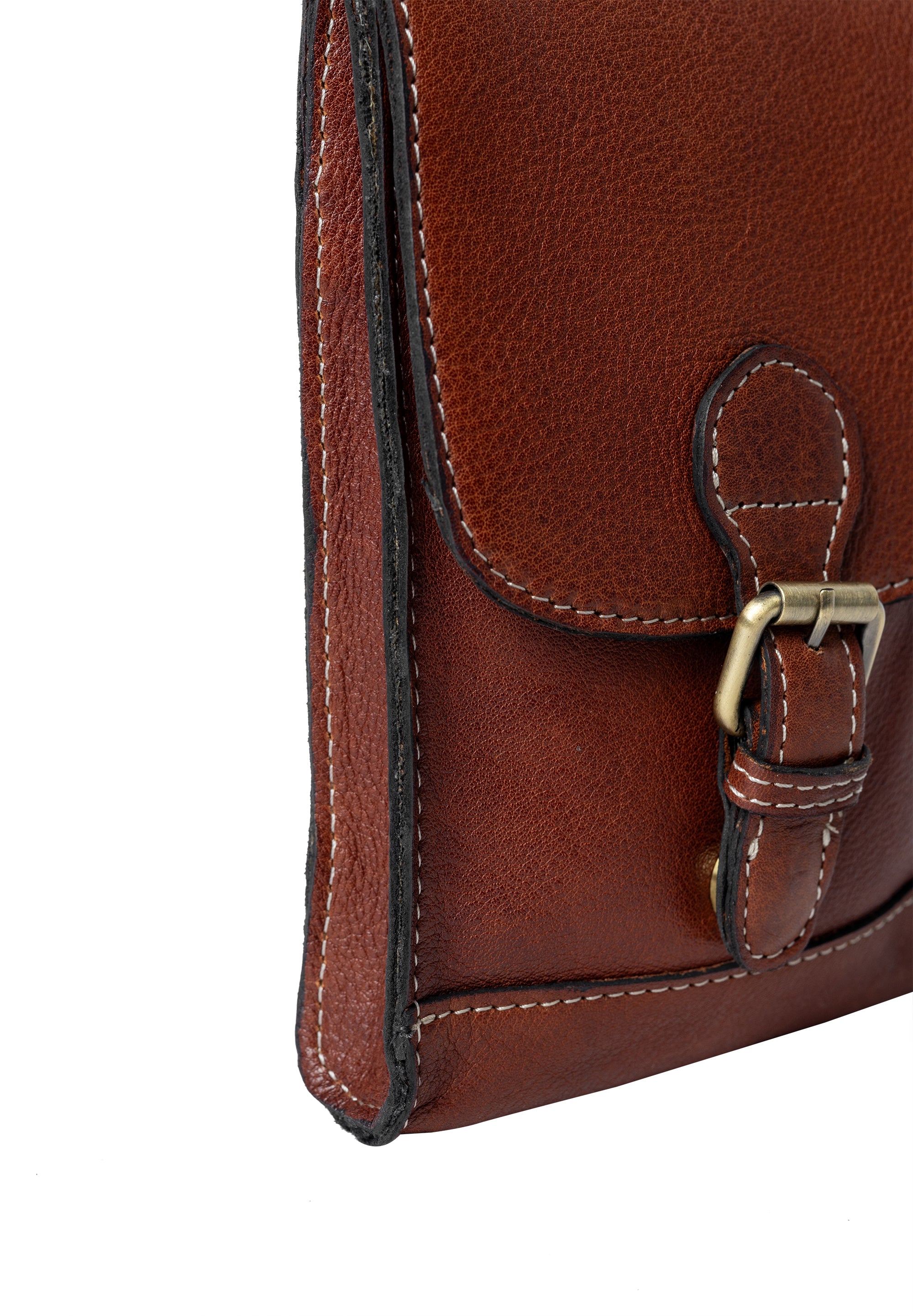 Crossbody | Skinnveske | Cognac | Jeane Small