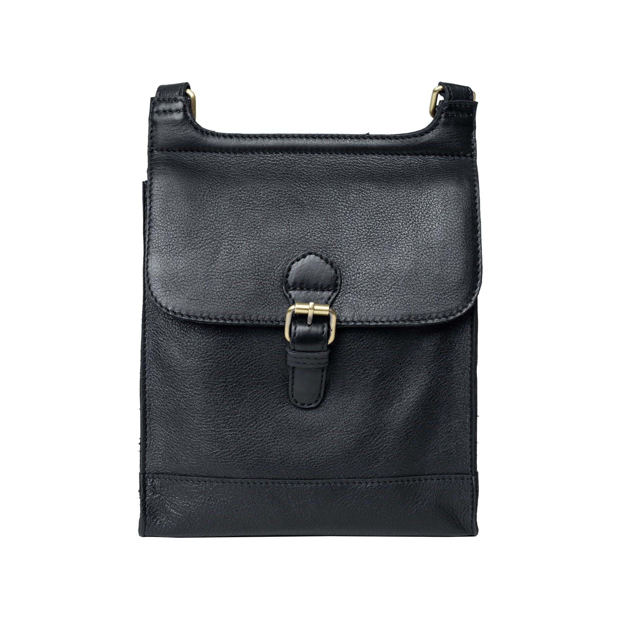 Crossbody | Skinnveske | Sort | Jeane Big