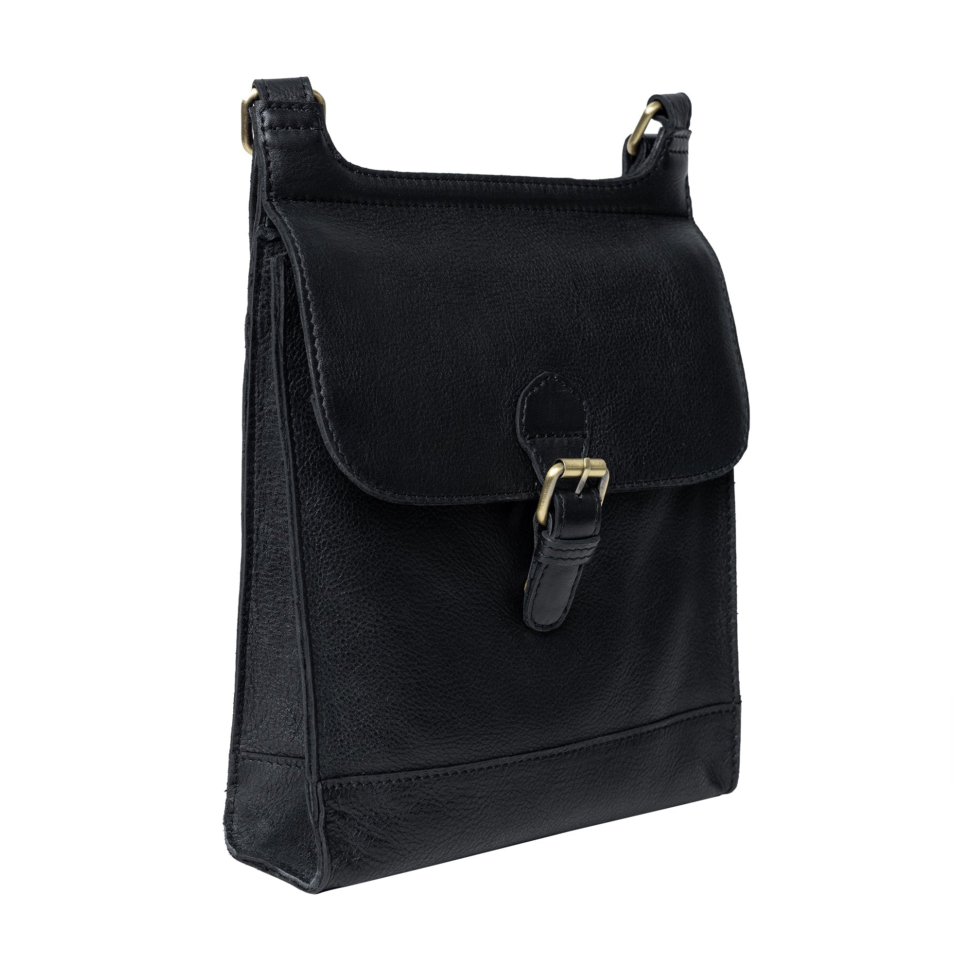 Crossbody | Skinnveske | Sort | Jeane Big
