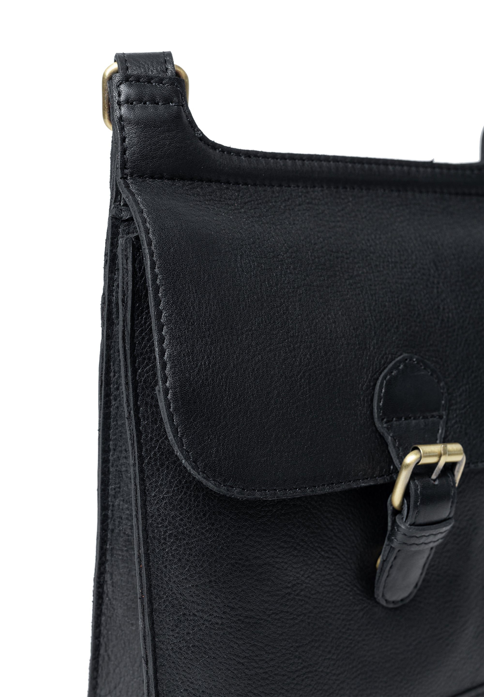 Crossbody | Skinnveske | Sort | Jeane Big