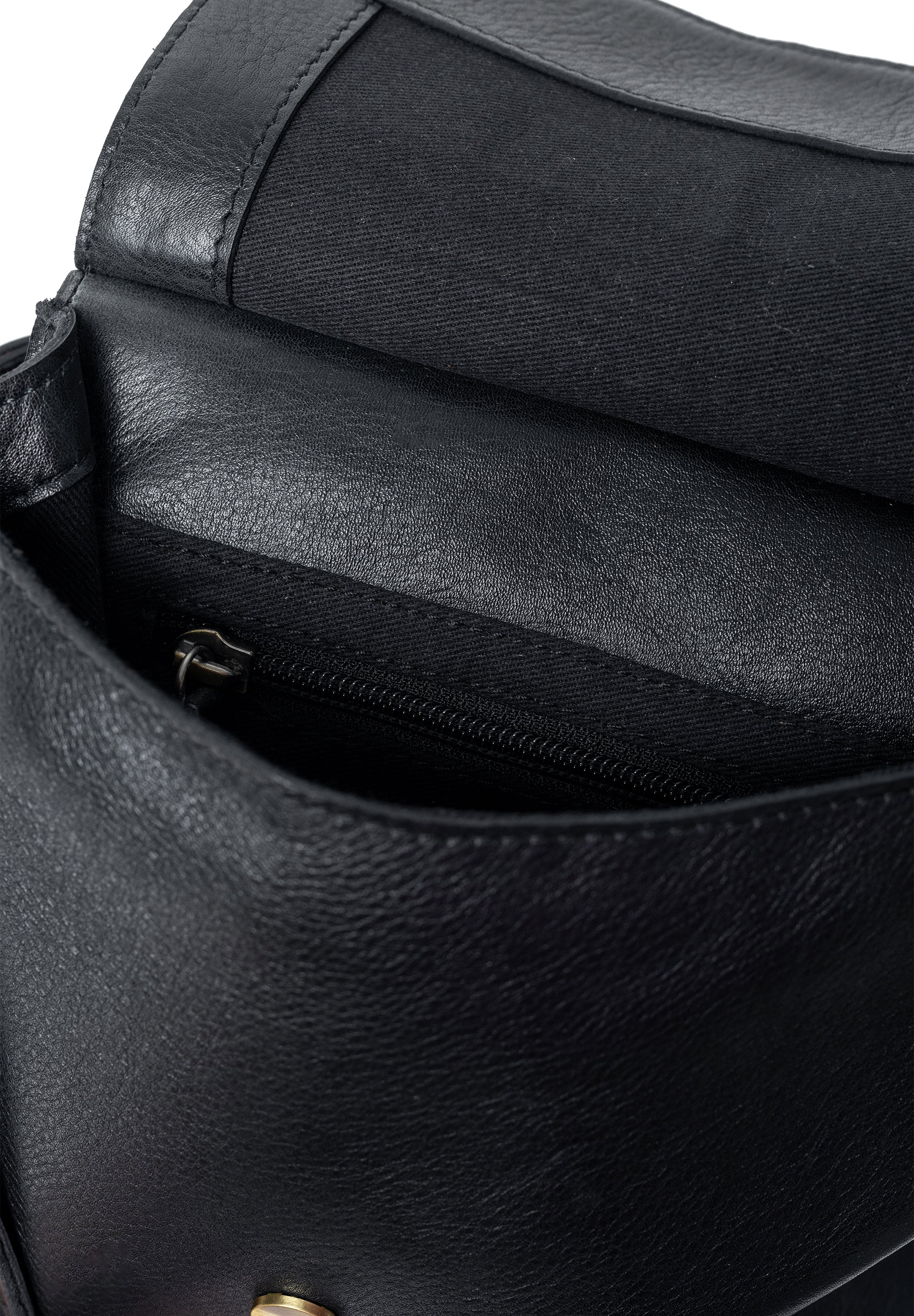 Crossbody | Skinnveske | Sort | Jeane Big