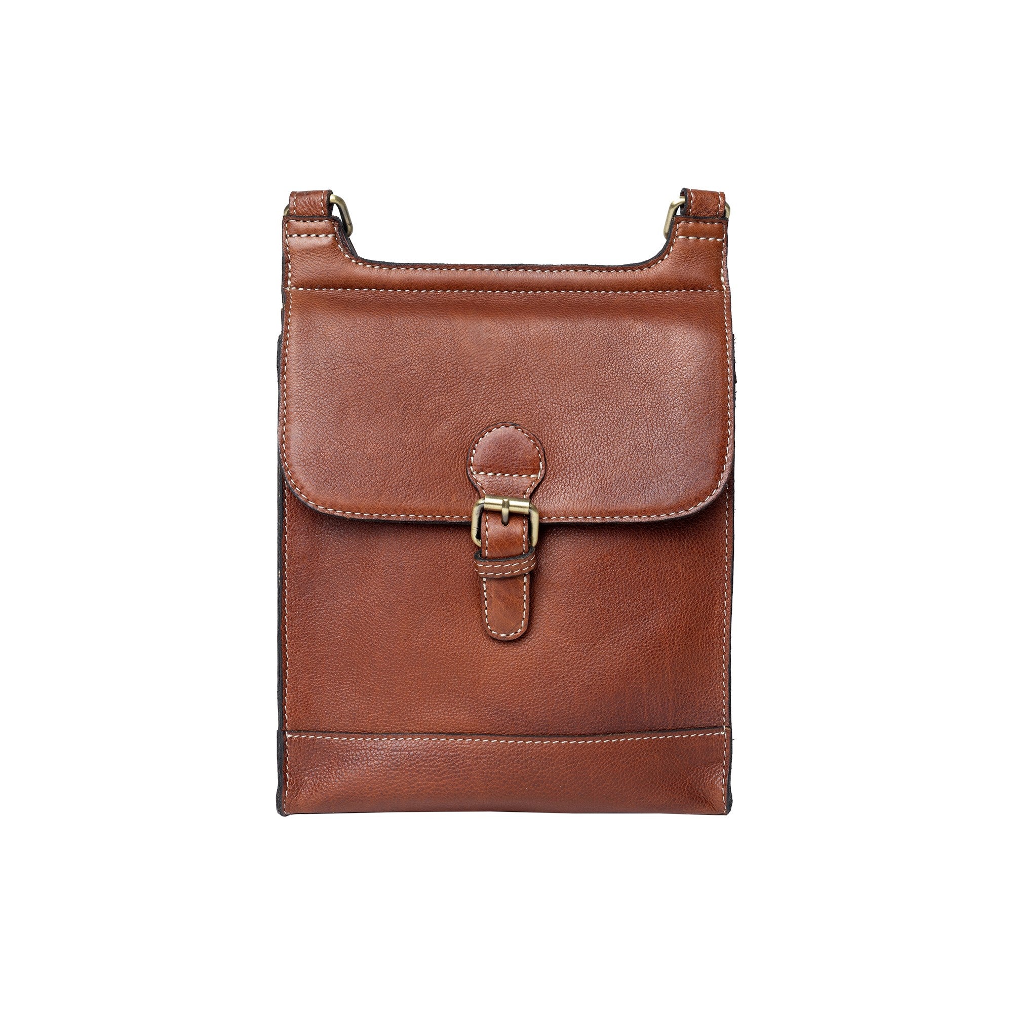 Crossbody | Skinnveske | Cognac | Jeane Big