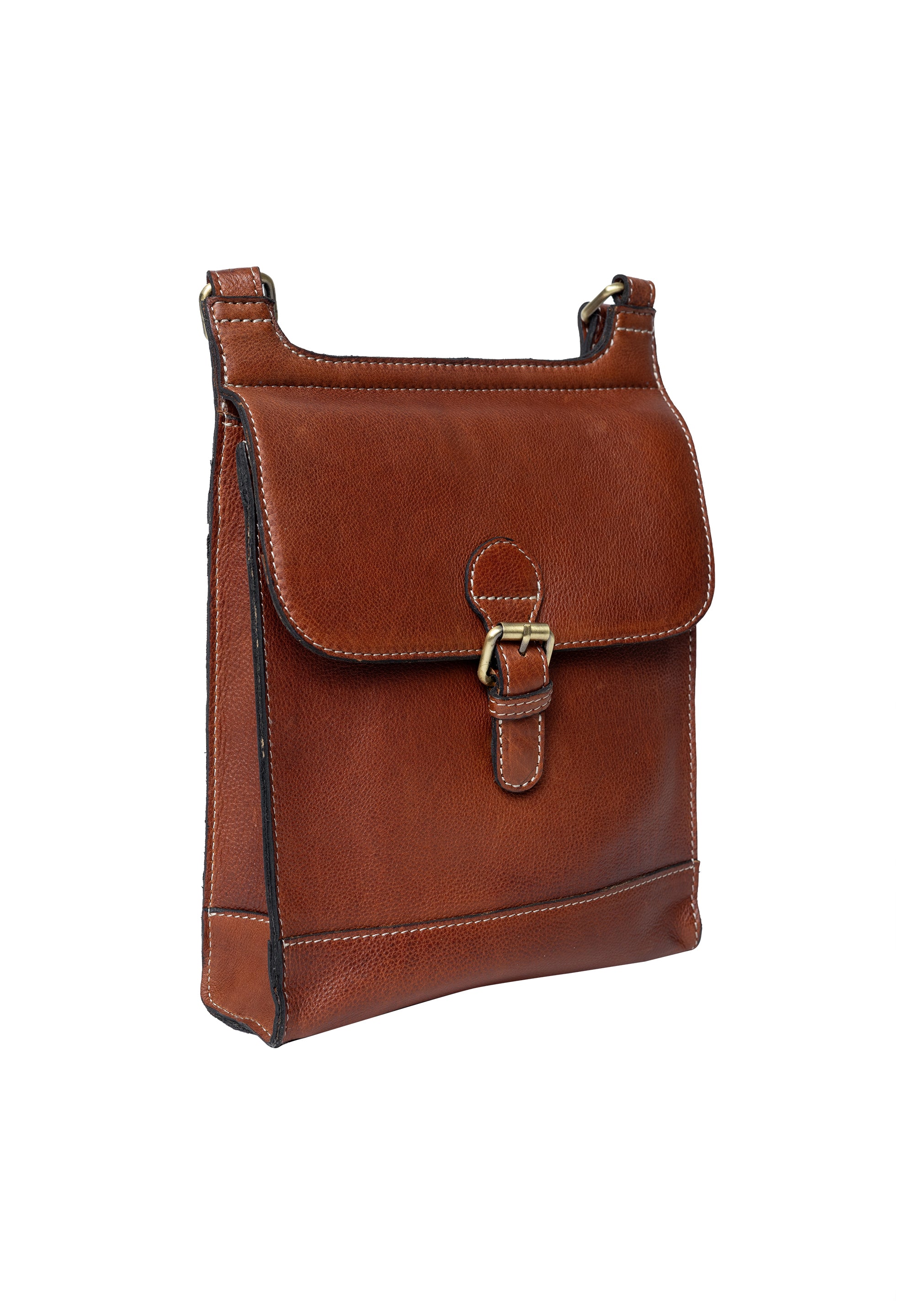 Crossbody | Skinnveske | Cognac | Jeane Big
