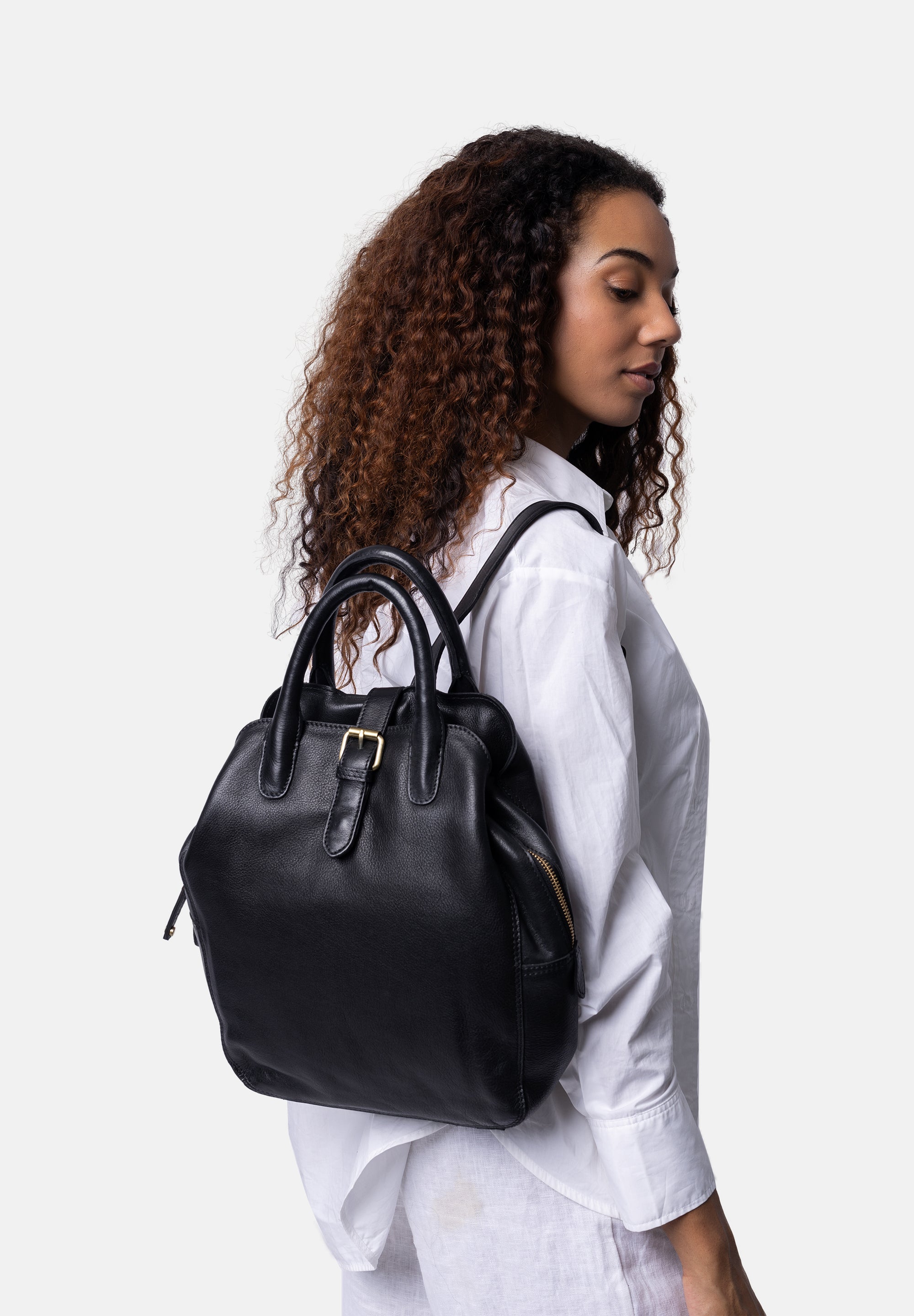 Skinnsekk | Sort | Jeane Backpack