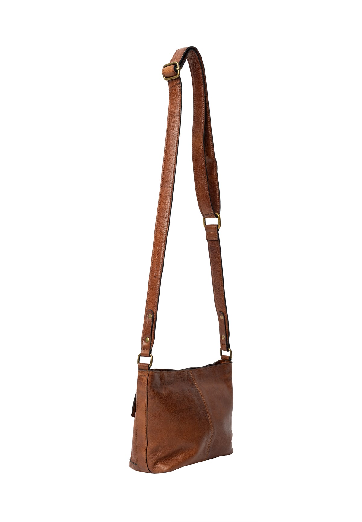 Luzia Small crossbody veske, Walnut