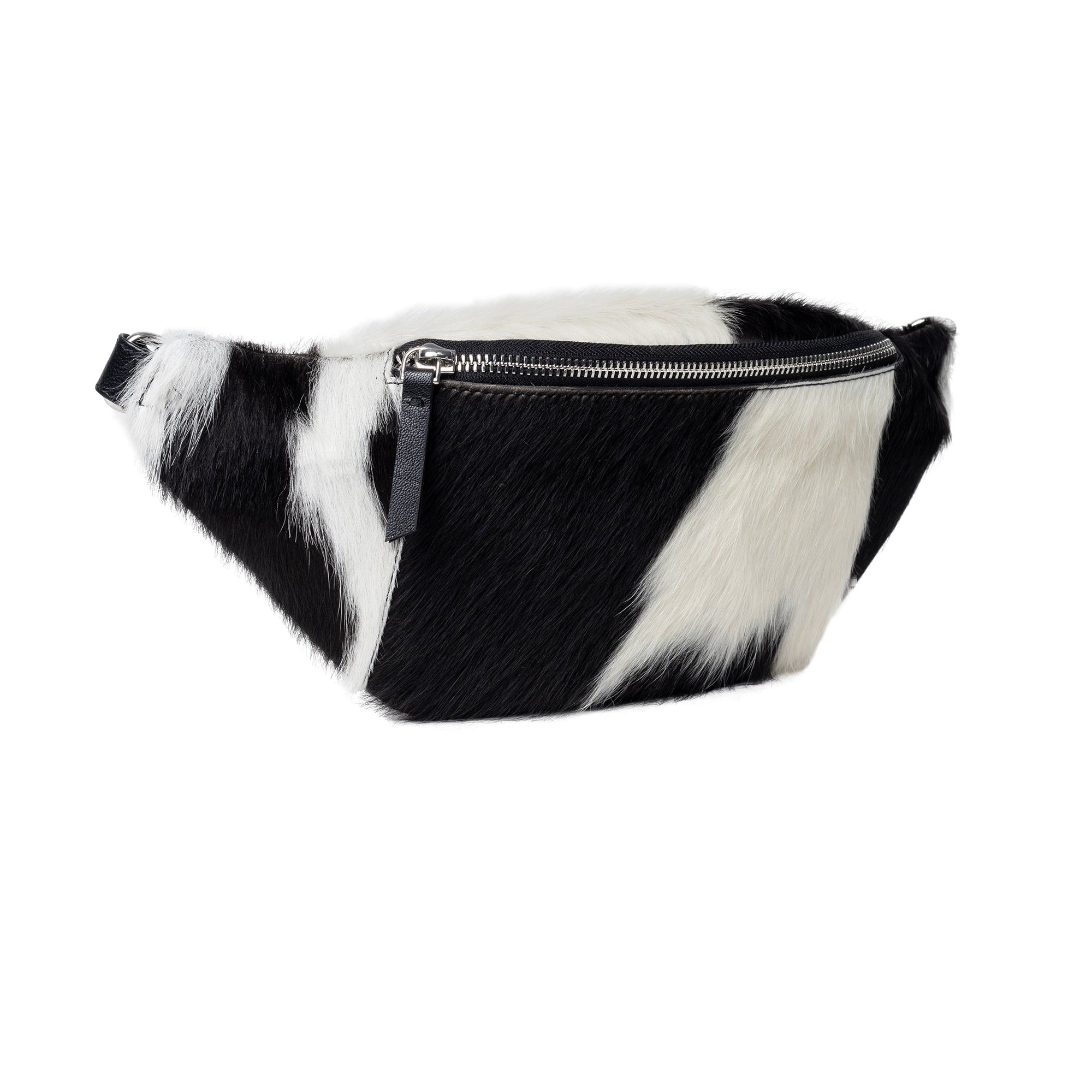 Bumbag | Sort/hvit | Kuskinn | 6523 Jia Bumbag