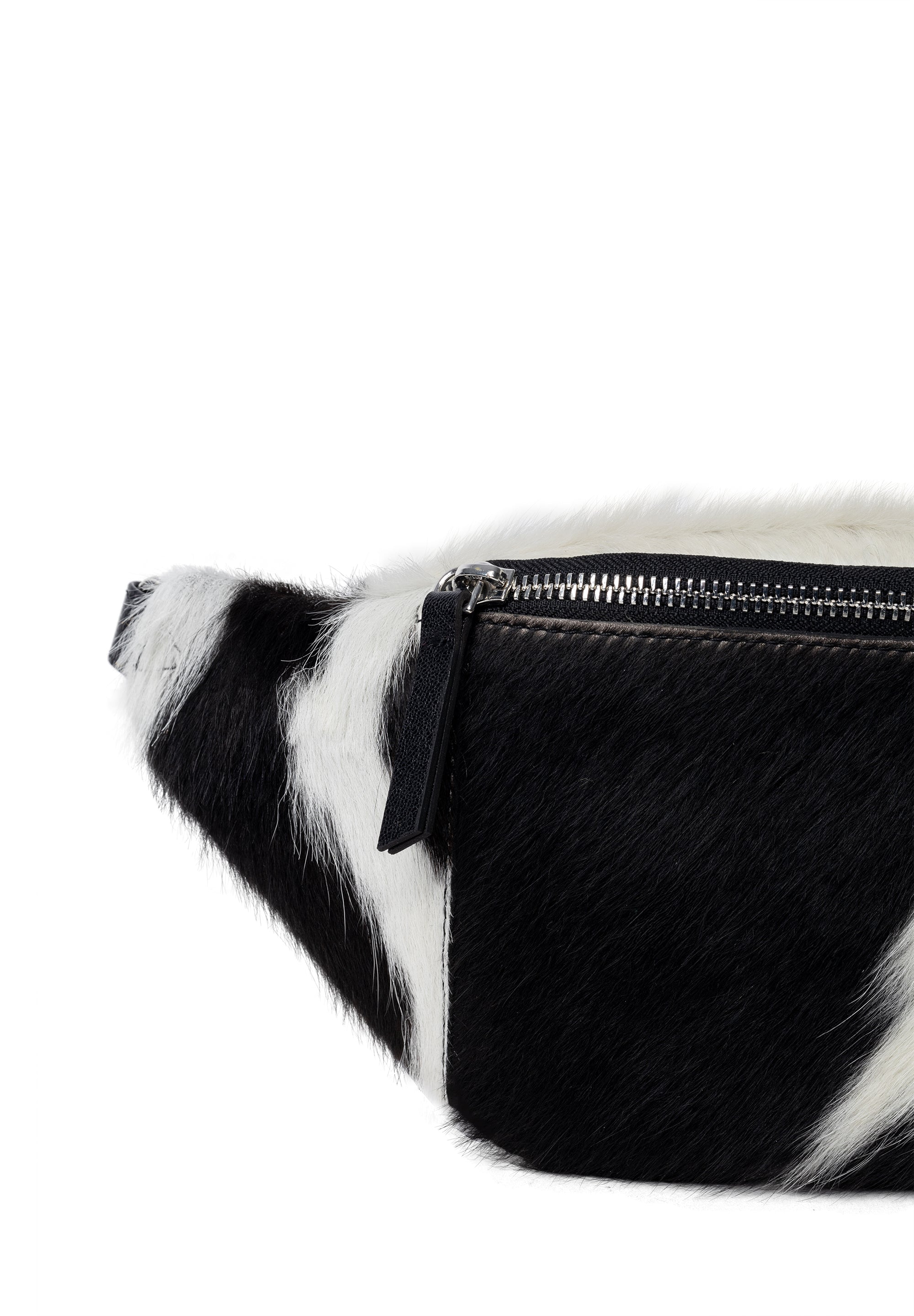 Bumbag | Sort/hvit | Kuskinn | 6523 Jia Bumbag