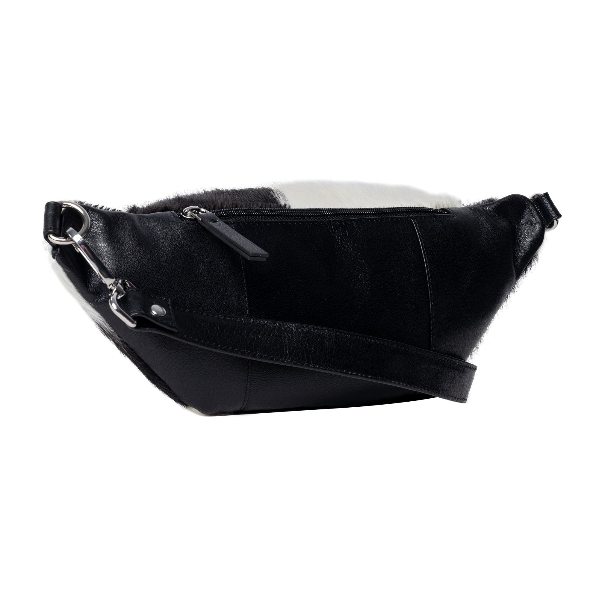 Bumbag | Sort/hvit | Kuskinn | 6523 Jia Bumbag