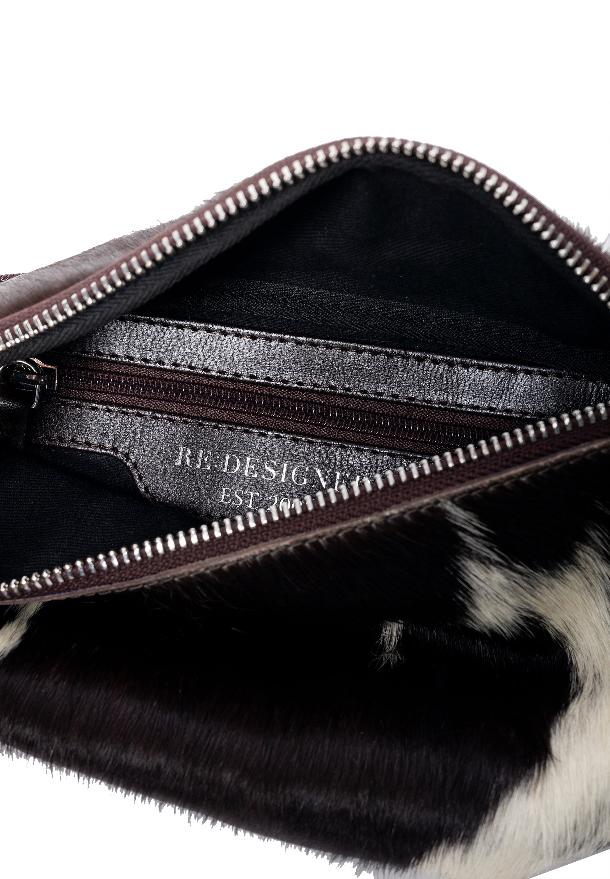 Bumbag | Brun/hvit | Kuskinn | 6523 Jia Bumbag