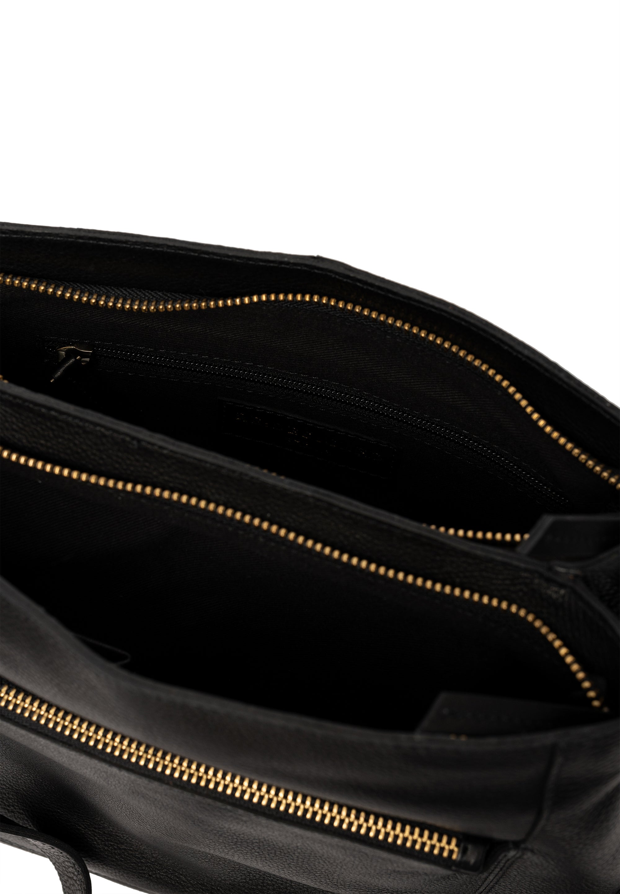 Skulderveske | Skinn | Sort | 6526 Myra Small