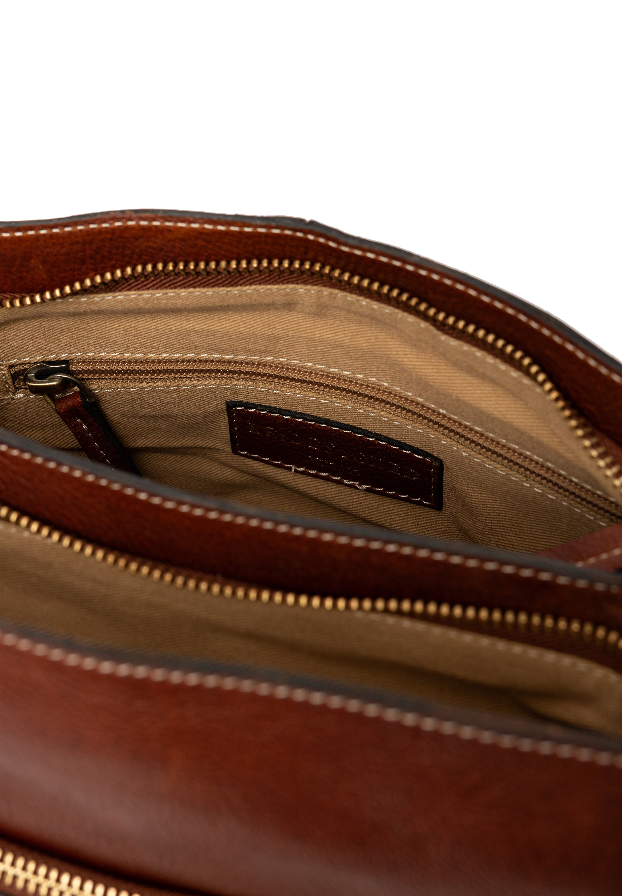 Skulderveske | Skinn | Cognac | 6526 Myra Small