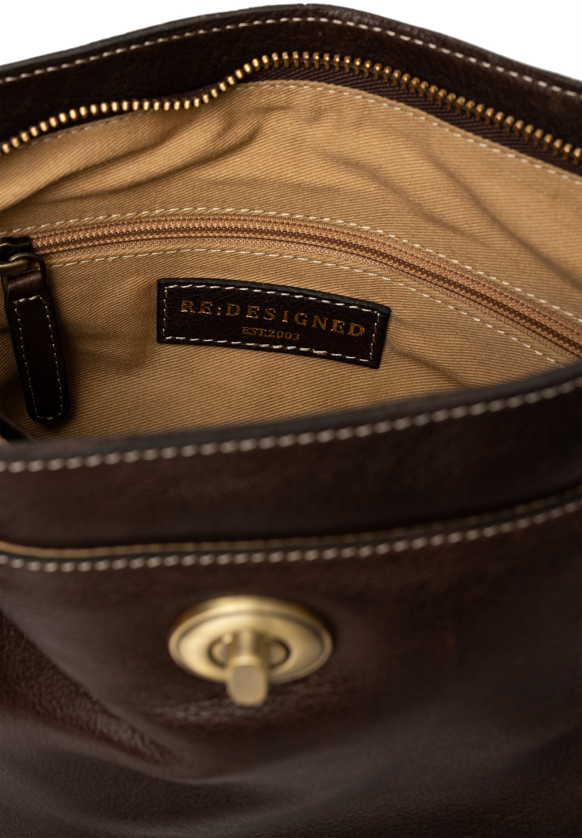 Skinnveske | Klassisk | Mørk Brun | 6536 Moa Big