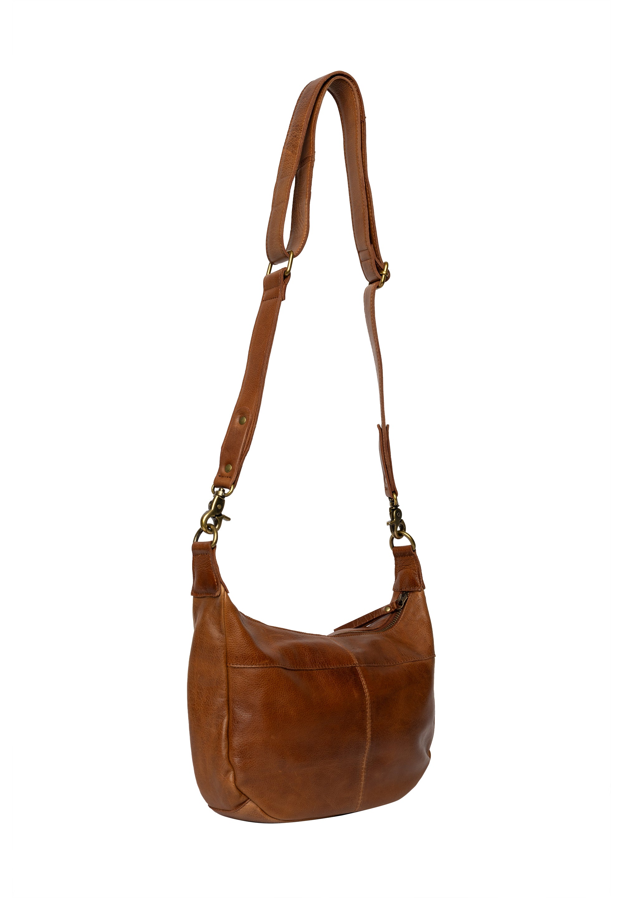 Crossbody | Walnut | To lommer i Fronten | 6547 Mivi Small