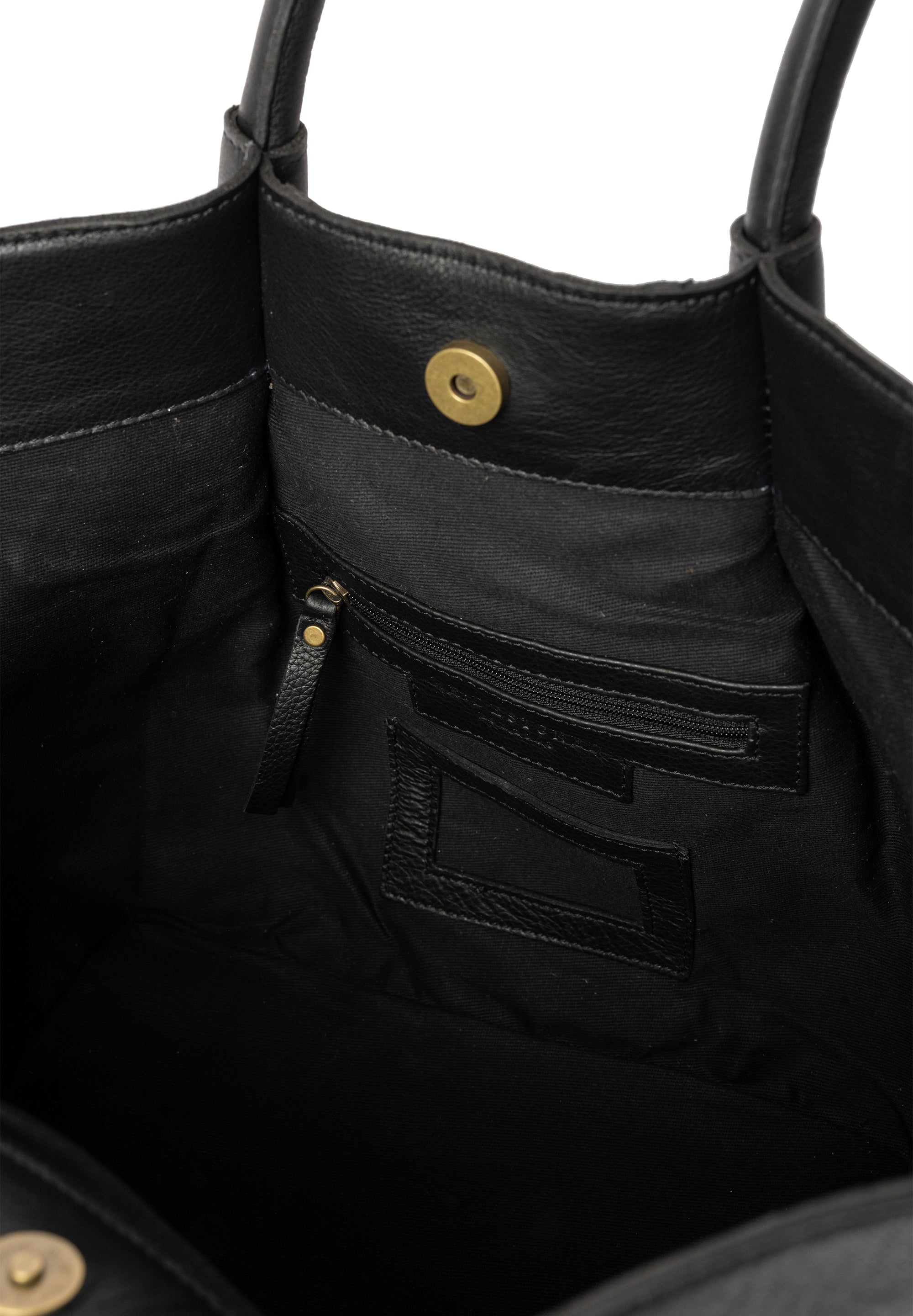 Skulderveske | Romslig | Magnetknapp | Sort | 6551 Mane Small