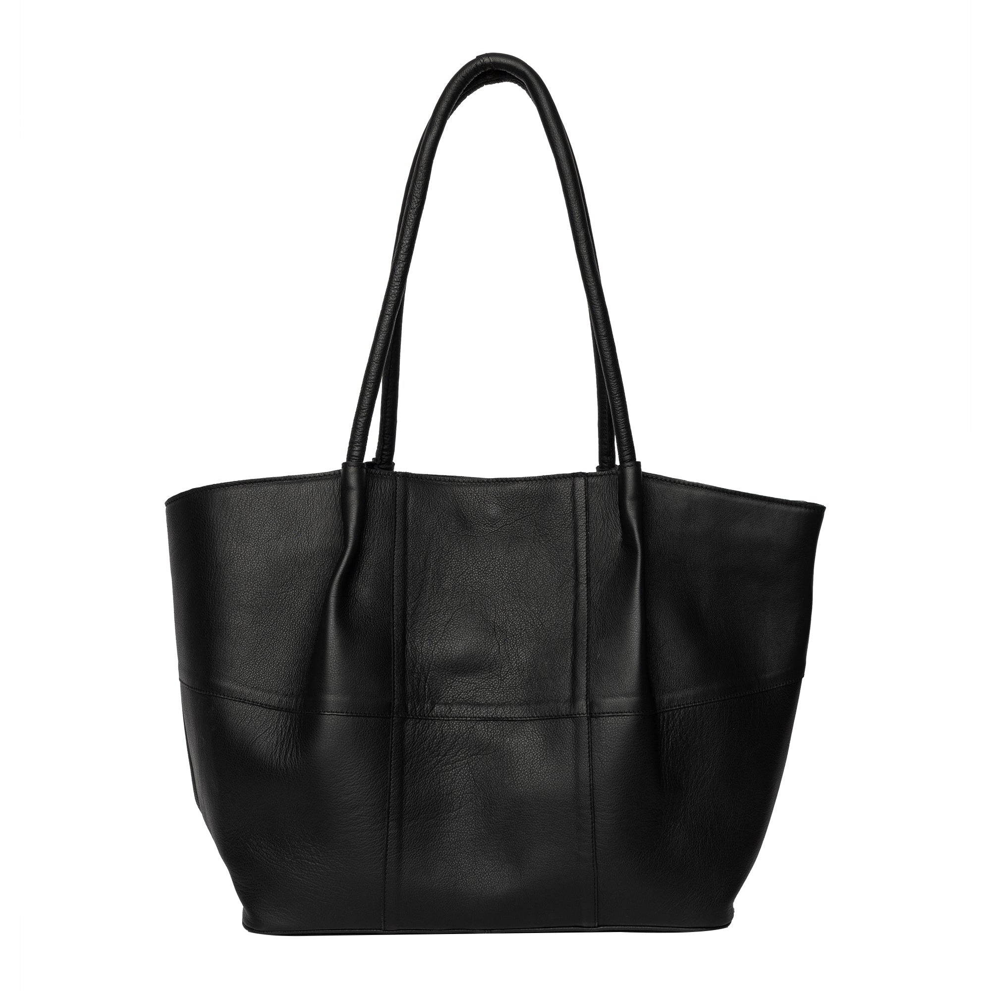 Skulderveske | Romslig | Magnetknapp | Sort | 6552 Mane Big