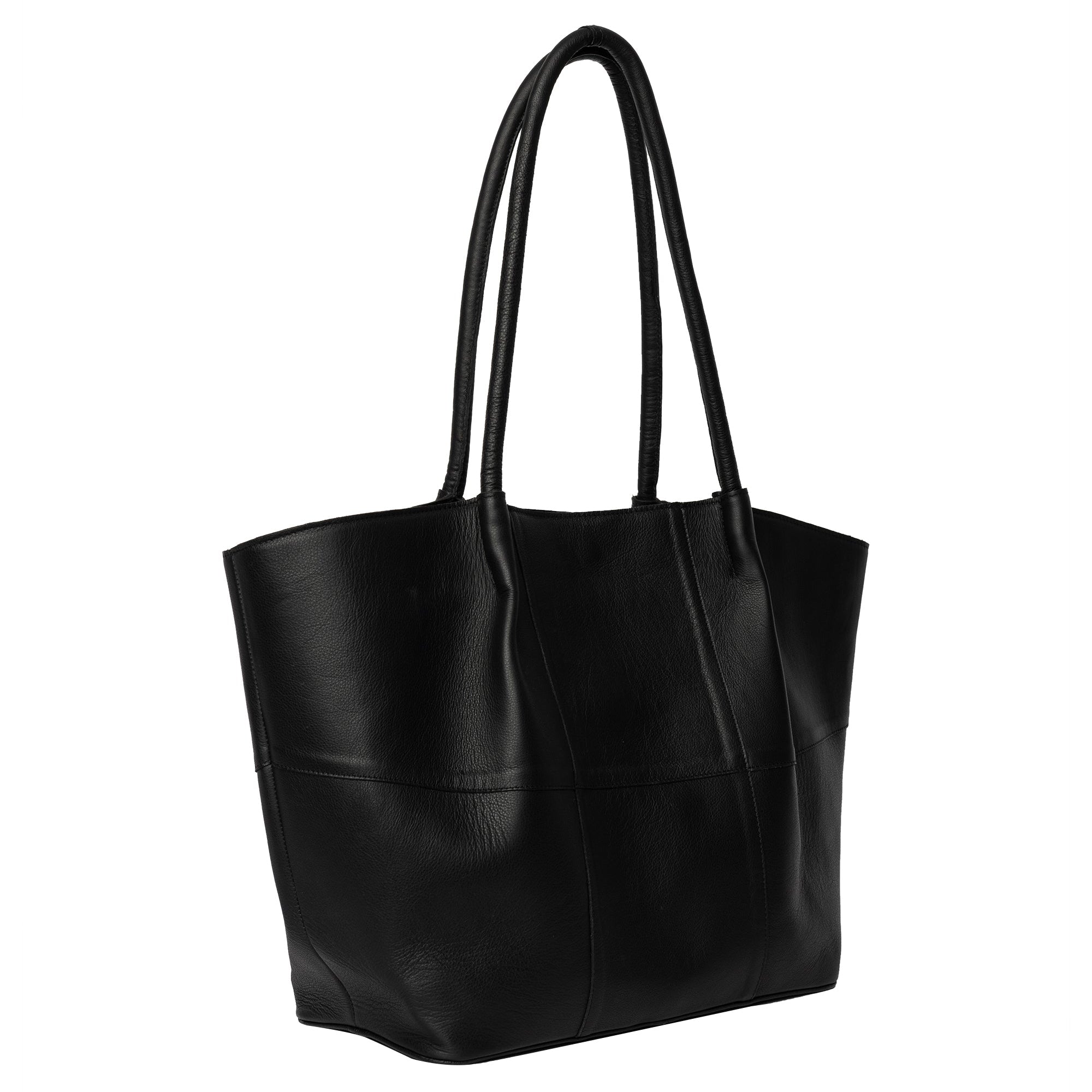 Skulderveske | Romslig | Magnetknapp | Sort | 6552 Mane Big