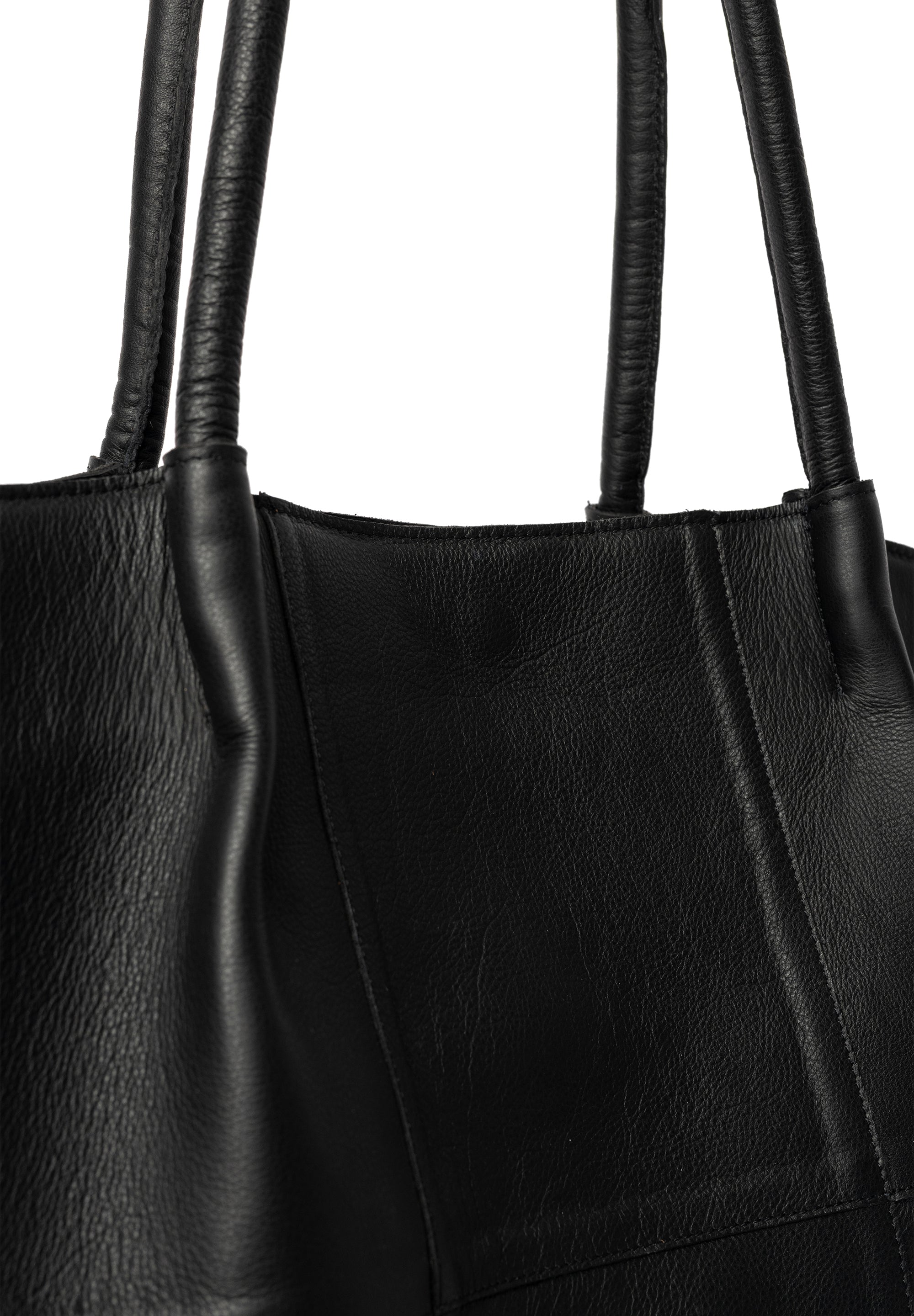 Skulderveske | Romslig | Magnetknapp | Sort | 6552 Mane Big