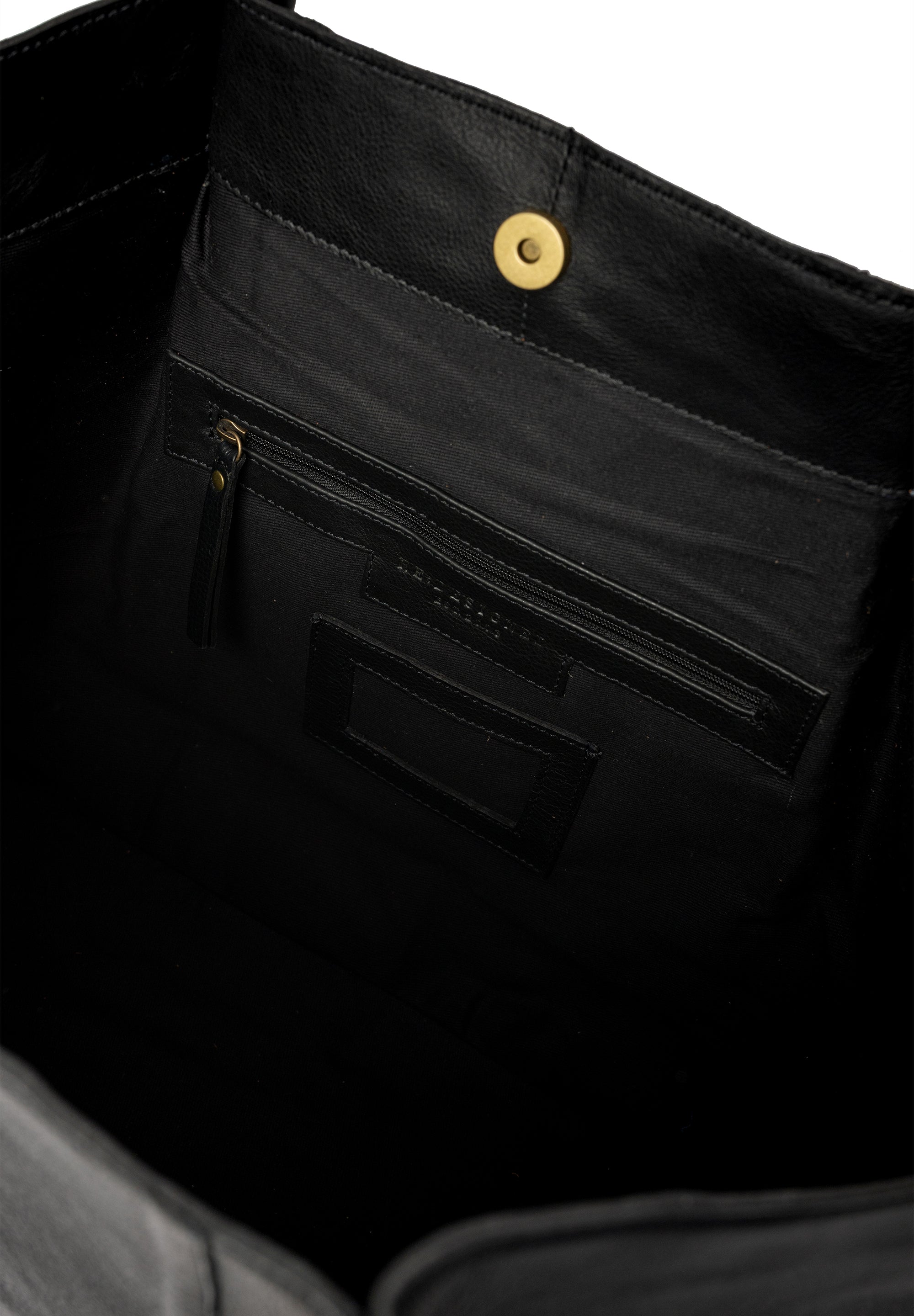 Skulderveske | Romslig | Magnetknapp | Sort | 6552 Mane Big