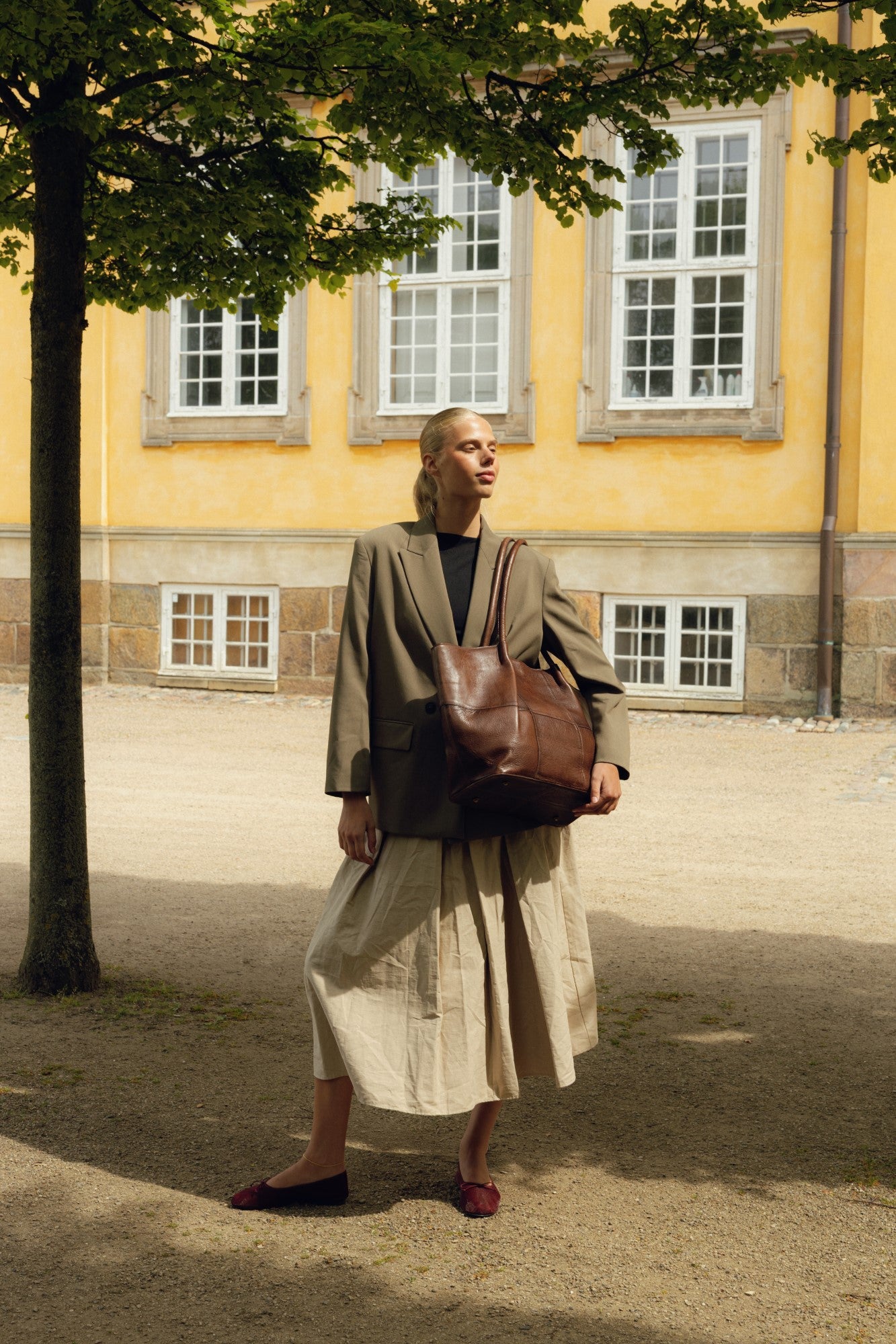 Skulderveske | Romslig | Magnetknapp | Woodsmoke | 6552 Mane Big