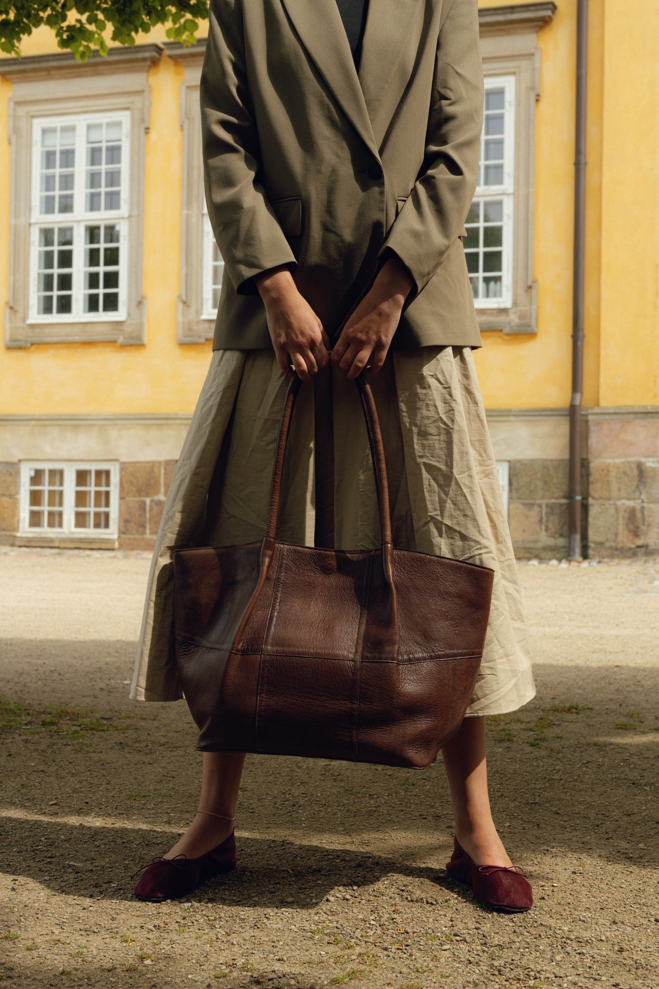 Skulderveske | Romslig | Magnetknapp | Woodsmoke | 6552 Mane Big