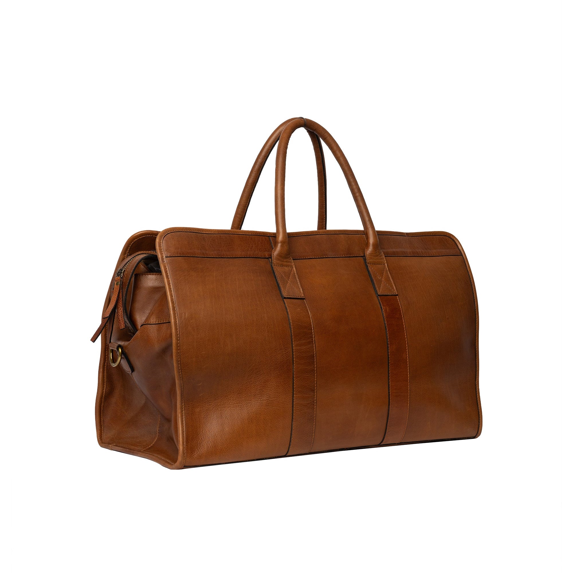 Weekendbag/Veske | Skinn | Walnutt | Romslig | 6564 Mumi