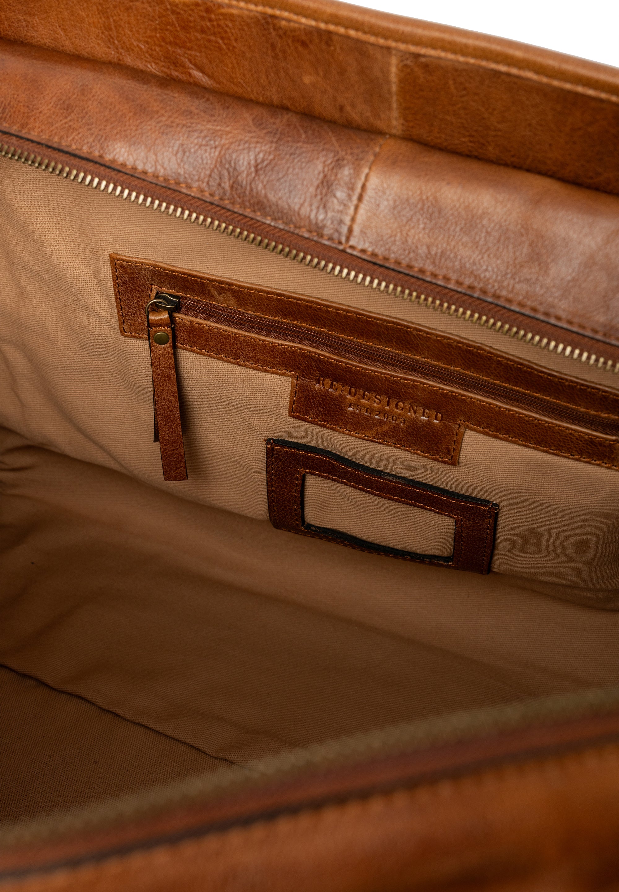 Weekendbag/Veske | Skinn | Walnutt | Romslig | 6564 Mumi