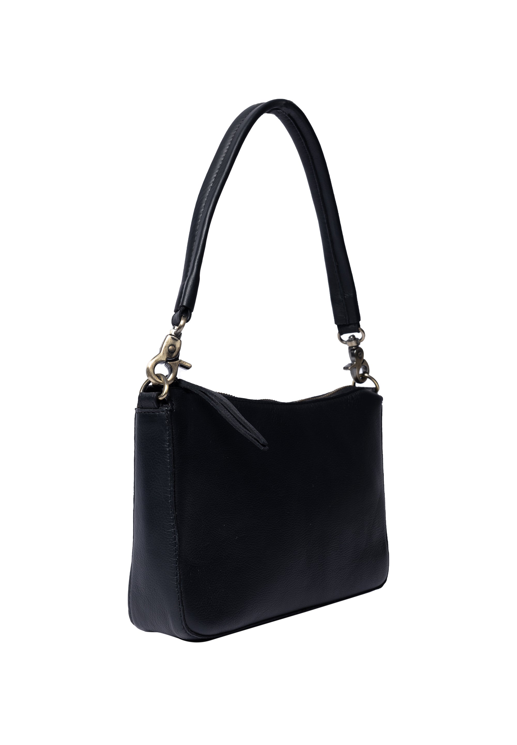 Skulderveske | To reime | Sort | 6598 Nada