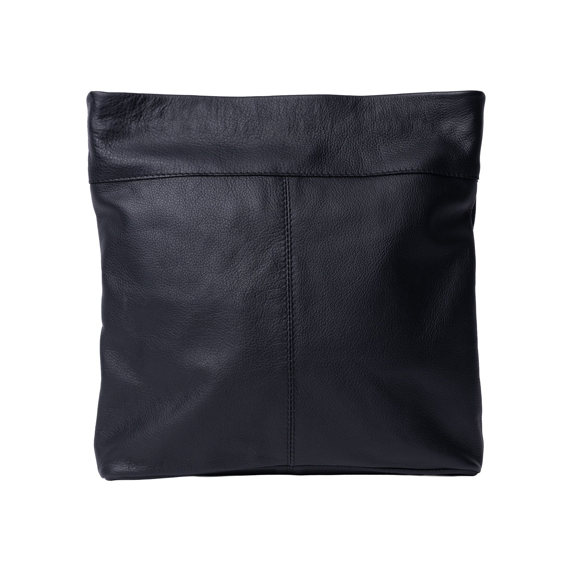 Olea Small Crossbody Veske – Skinn, Sort