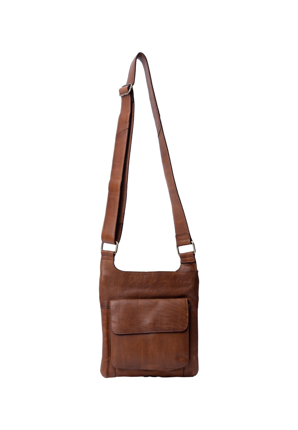 Sara Small Crossover skinnveske, Walnut