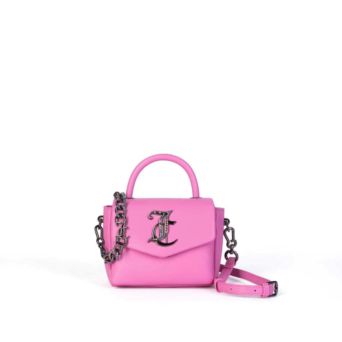 Juicy Couture Alyssa Rhinestones S Flap pink