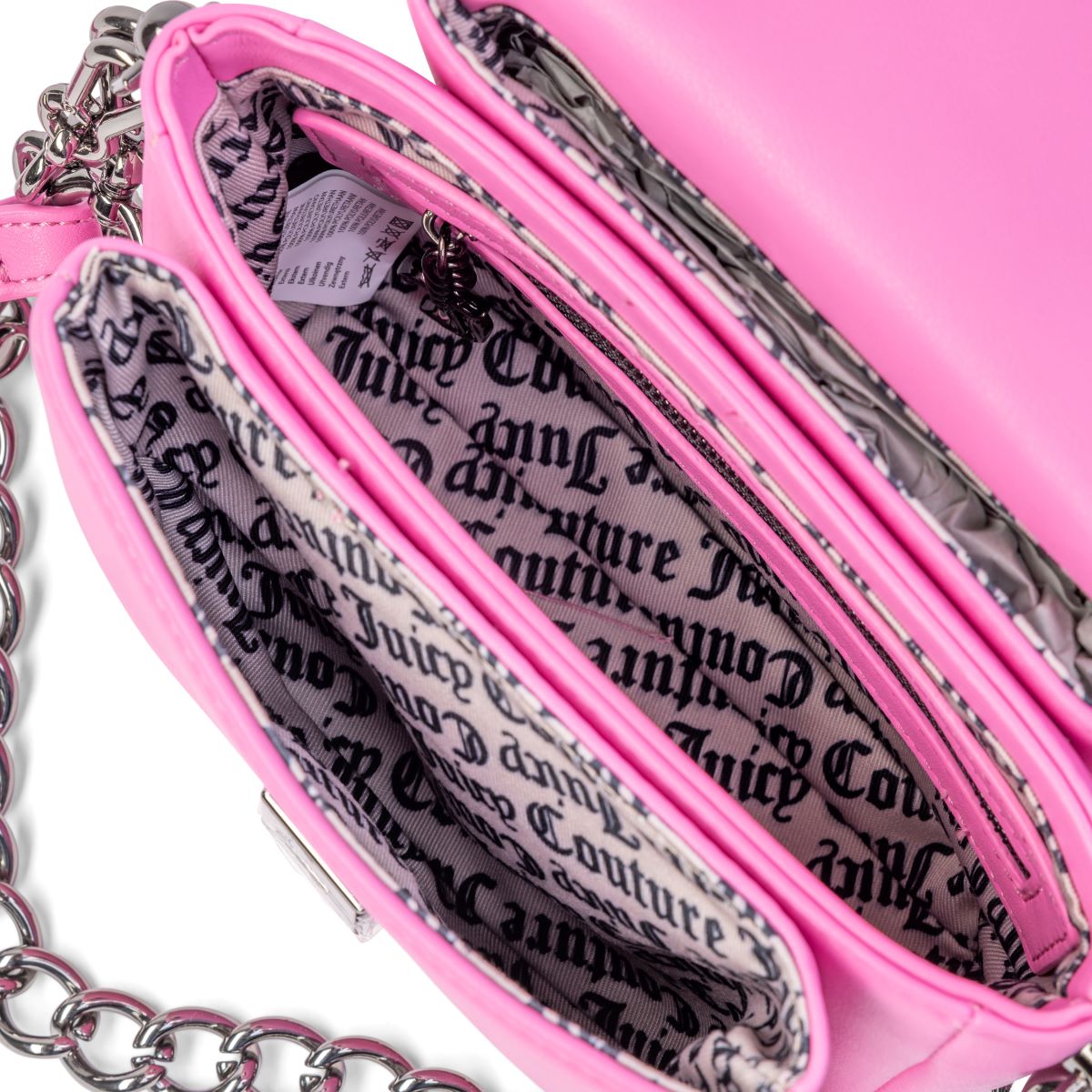 Juicy Couture Alyssa Rhinestones S Flap pink