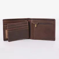 Lommebok | Skinn | 2-i-1 | Brun | 2162833