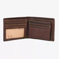 Lommebok – Skinn, 2-i-1, Brun