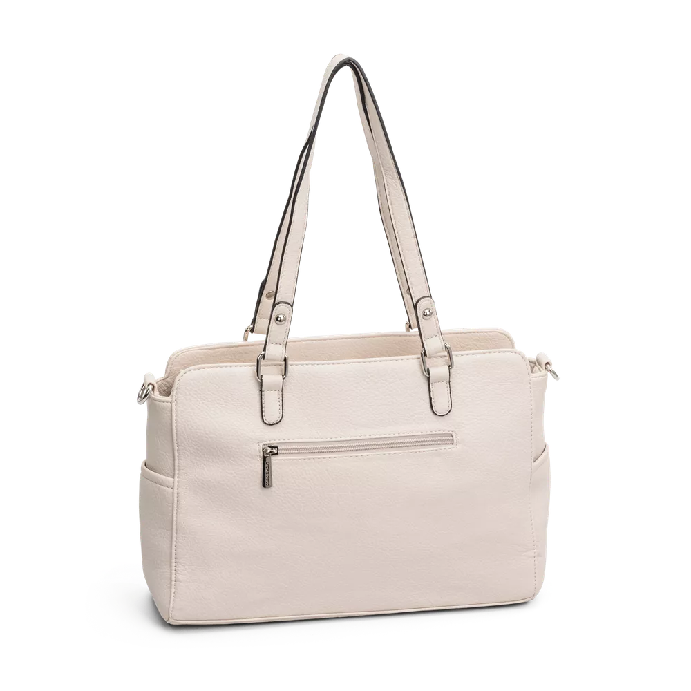 Skulderveske | Beige | Justerbar langreim | 8041303 Nora