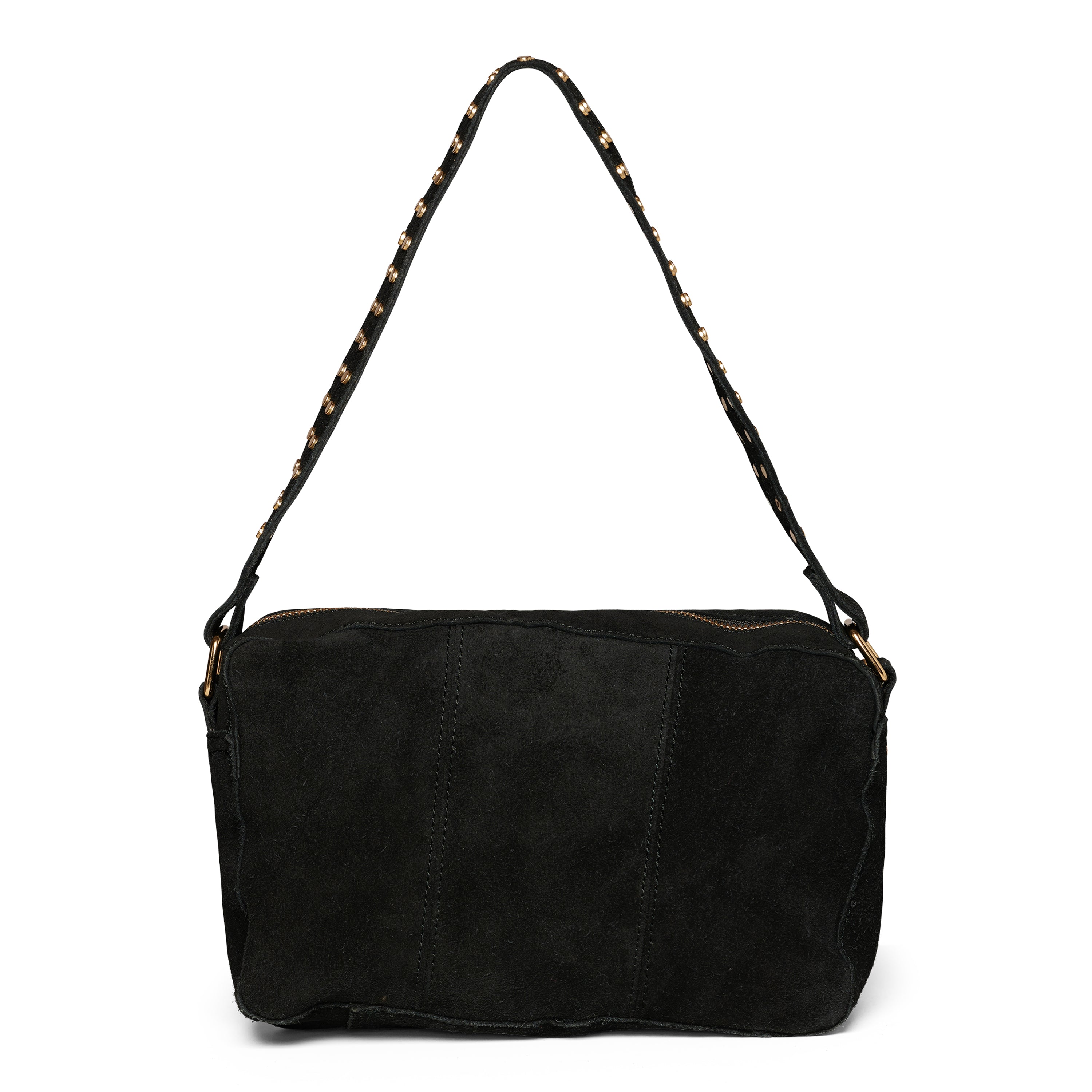 Skulderveske | Semsket skinn | Sort | Celina Bag