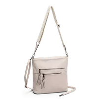 Crossover veske | Beige | Flere utvendige lommer | 5041410