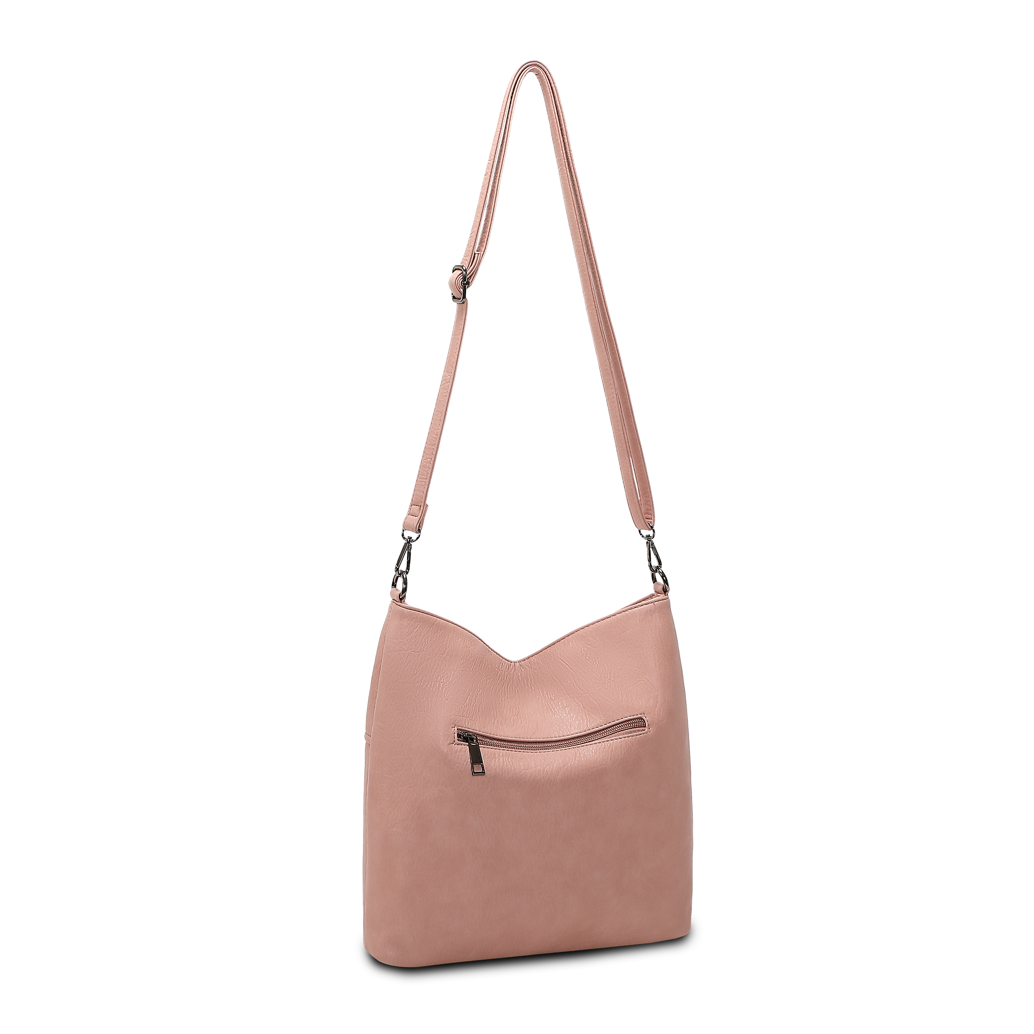 Crossover veske | Lys rosa | Flere utvendige lommer | 5041410 Duffy