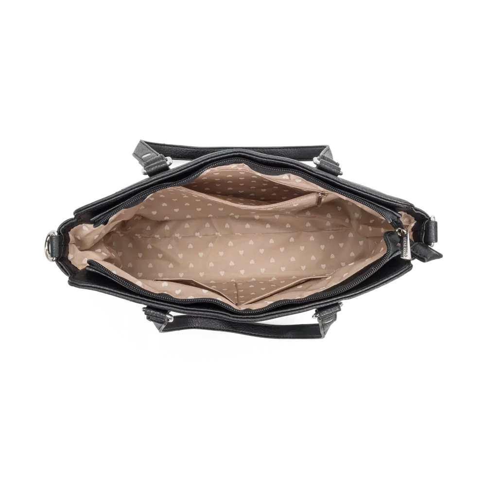 Skulderveske | Sort | Justerbar langreim | 8041303 Nora