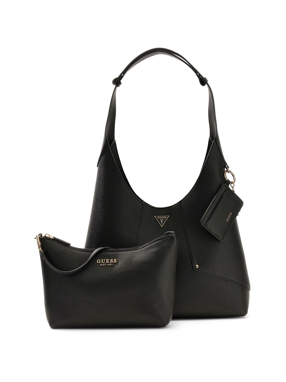 Skulderveske | 2 i 1 | Sort | DARCY HOBO