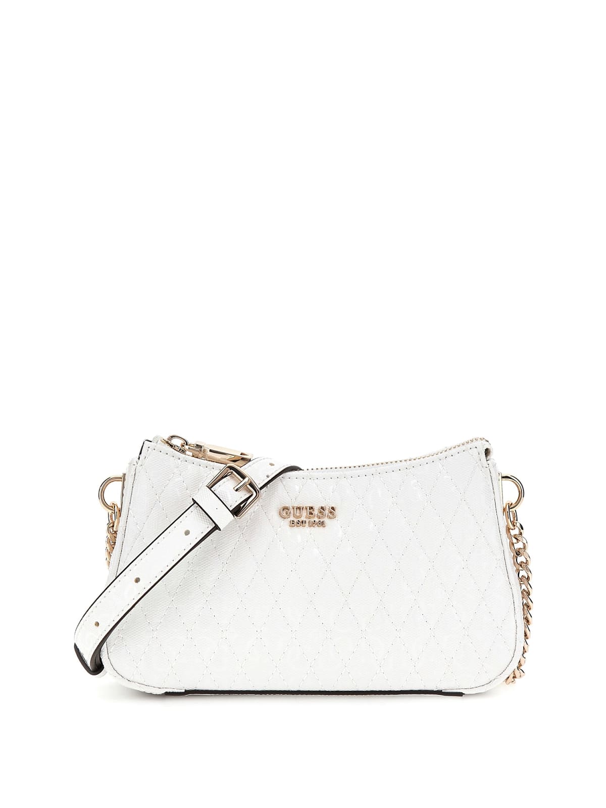 Crossbody-Veske | Hvit | Glidelås i toppen | BETULA MINI