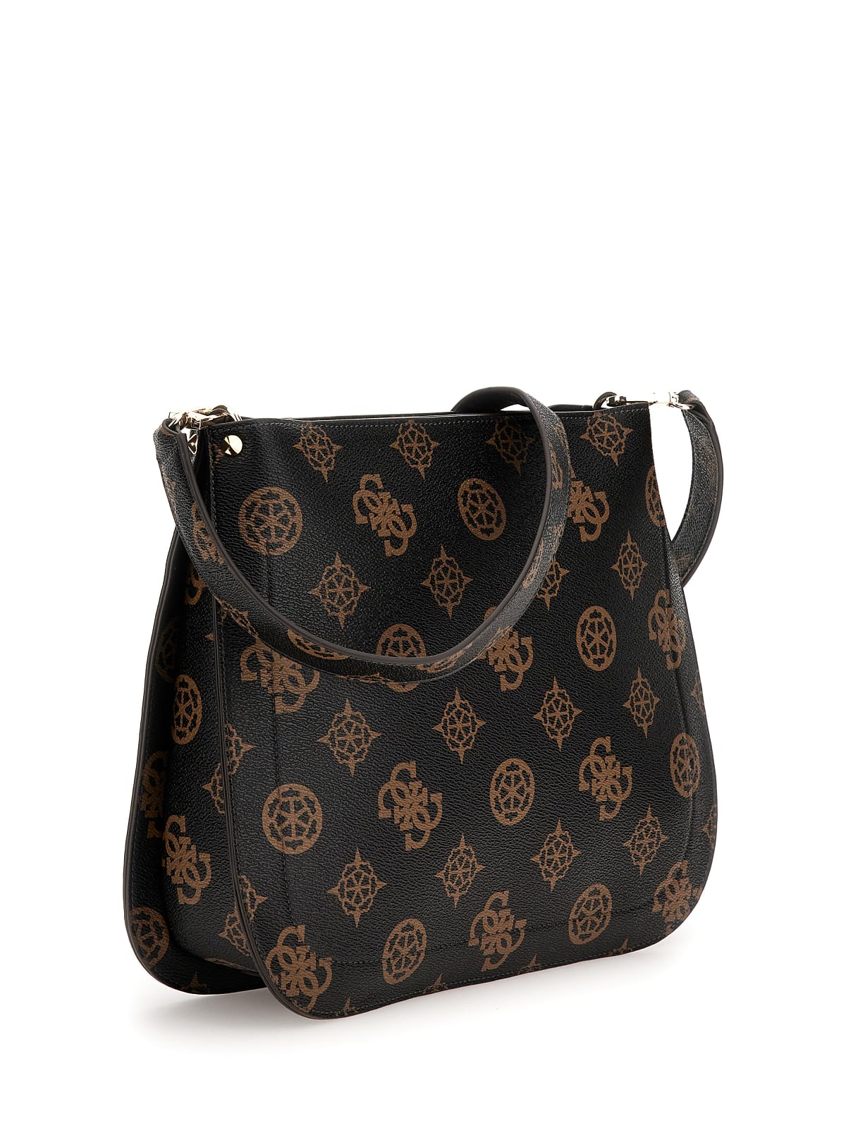 MERIDIAN SHOULDER BAG MOCHA LOGO