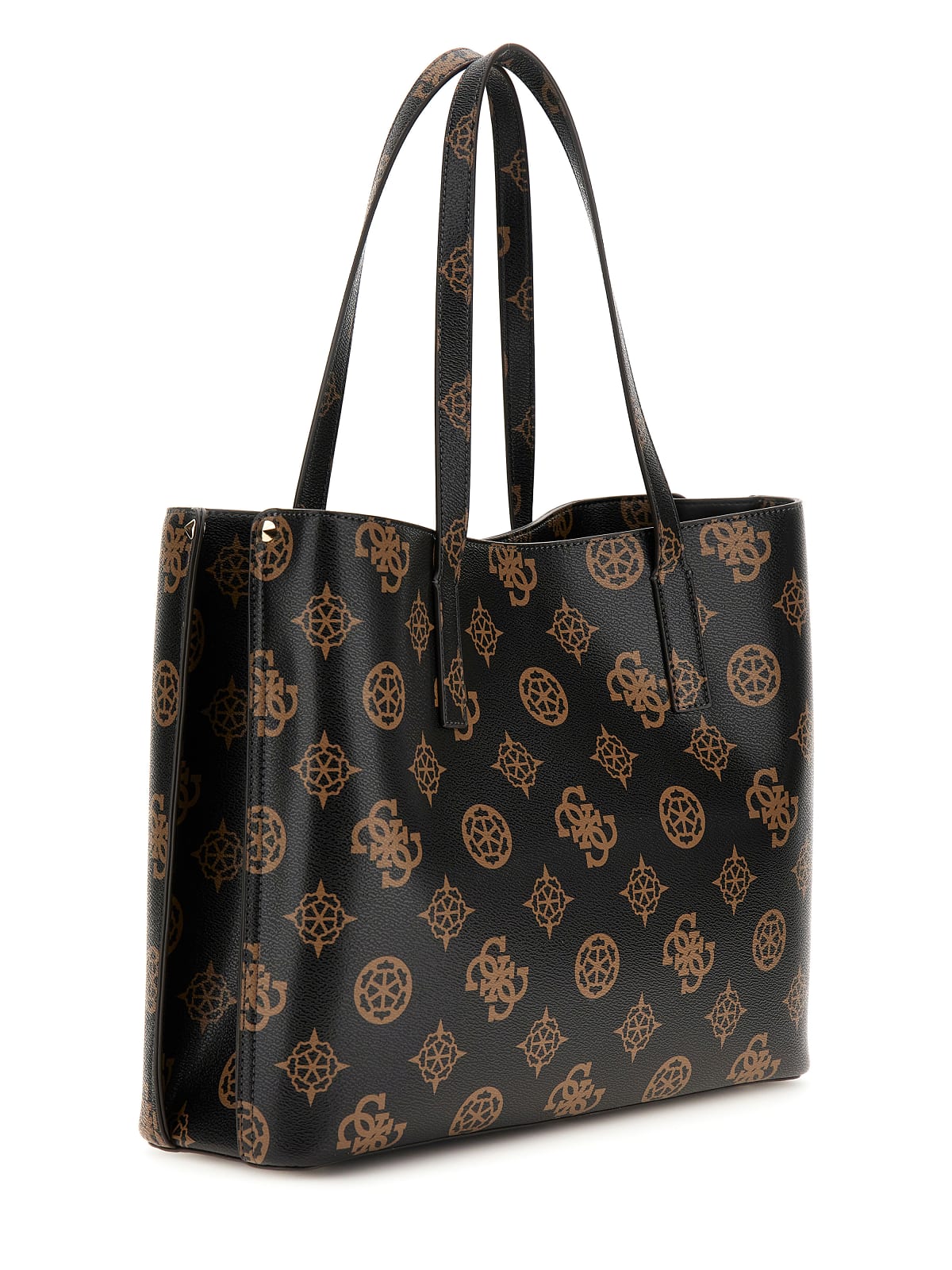 MERIDIAN GIRLFRIEND TOTE MOCHA LOGO