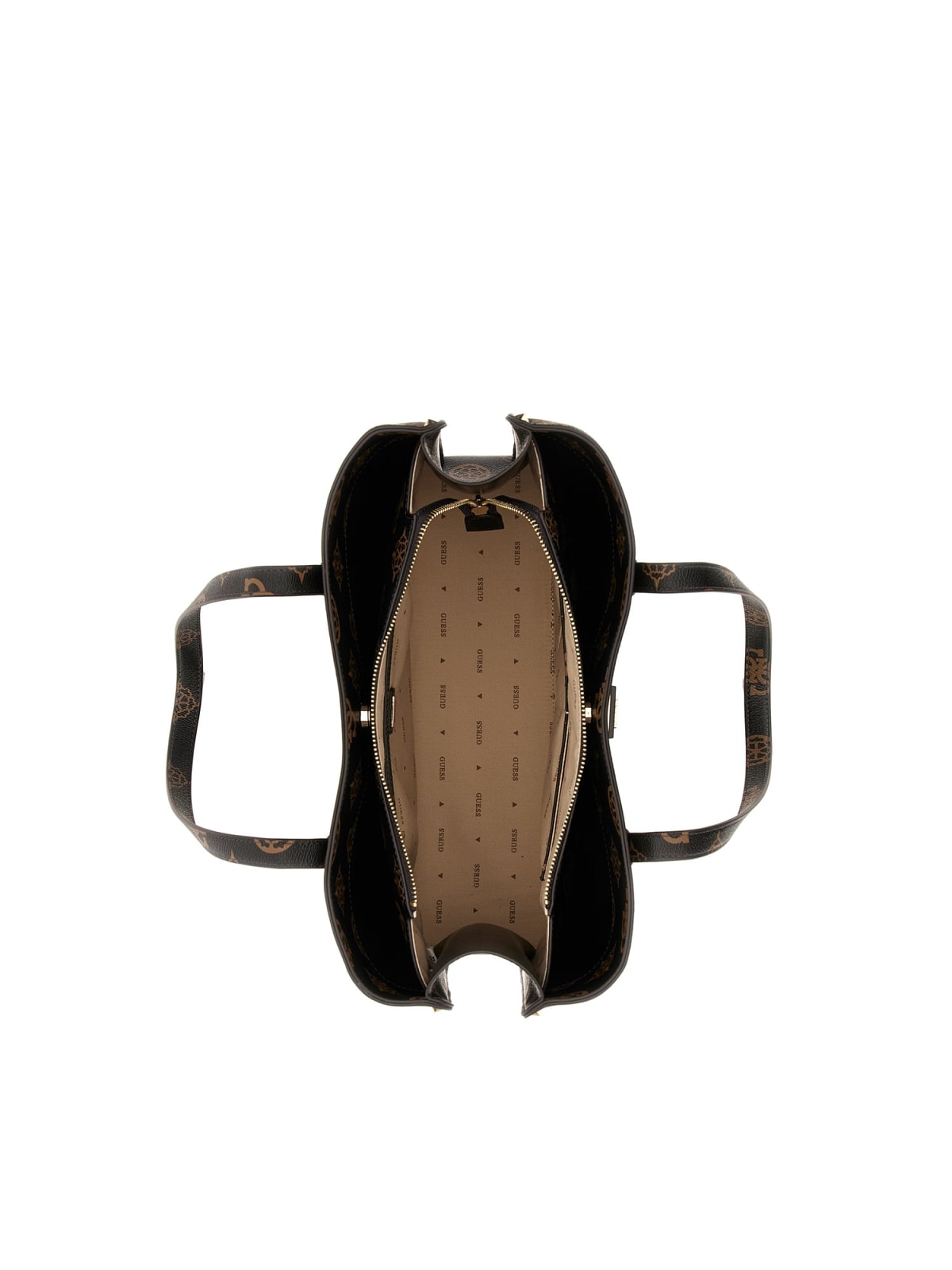 MERIDIAN GIRLFRIEND TOTE MOCHA LOGO