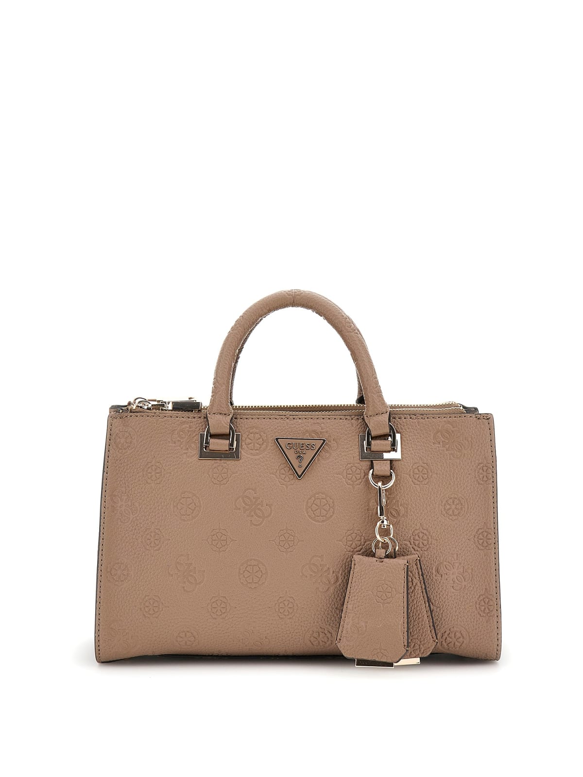 Håndveske | Crossbody | Mørk Taupe | Logoprint | CRESIDIA